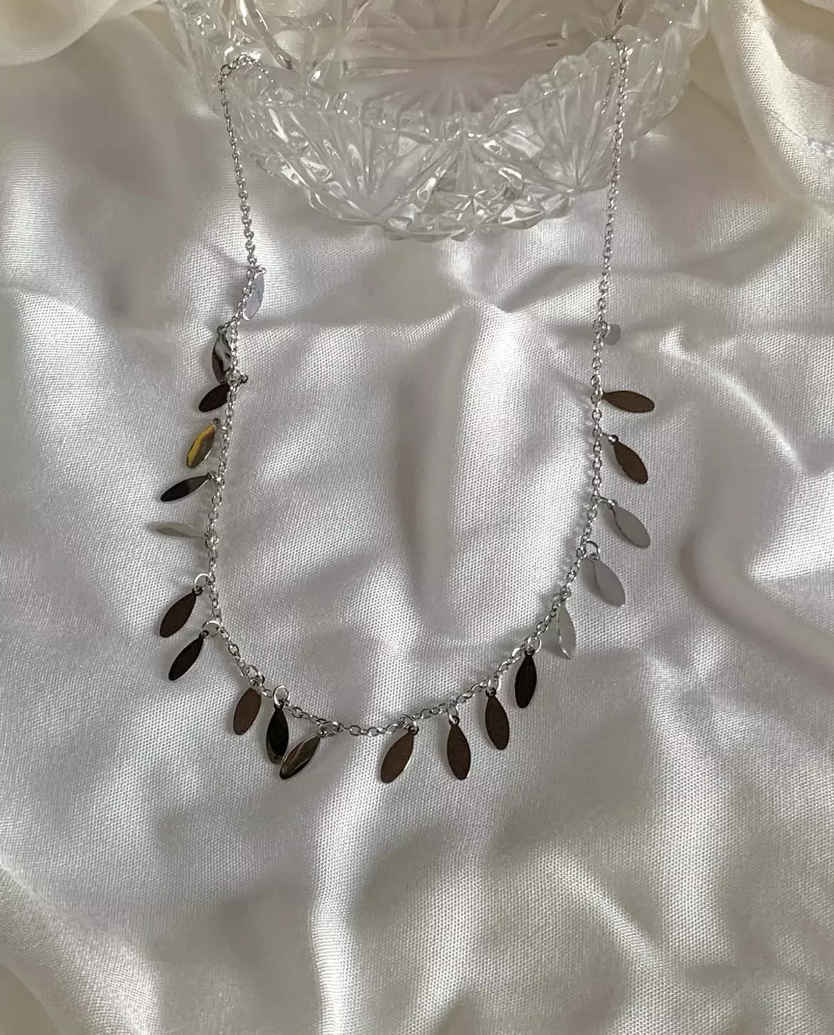 Leafs Silver Necklace  image
