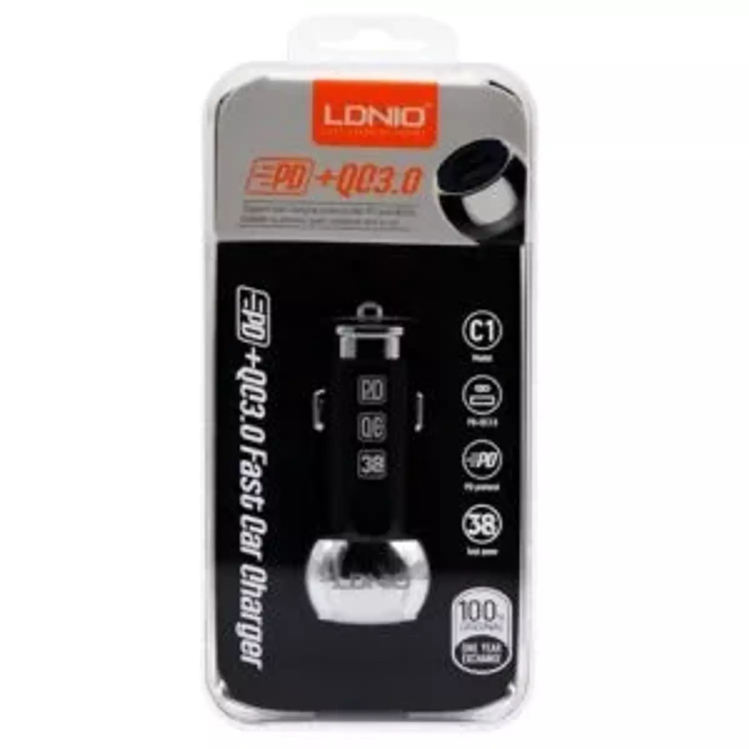 CAR CHARGER LDNIO 38W C1 image