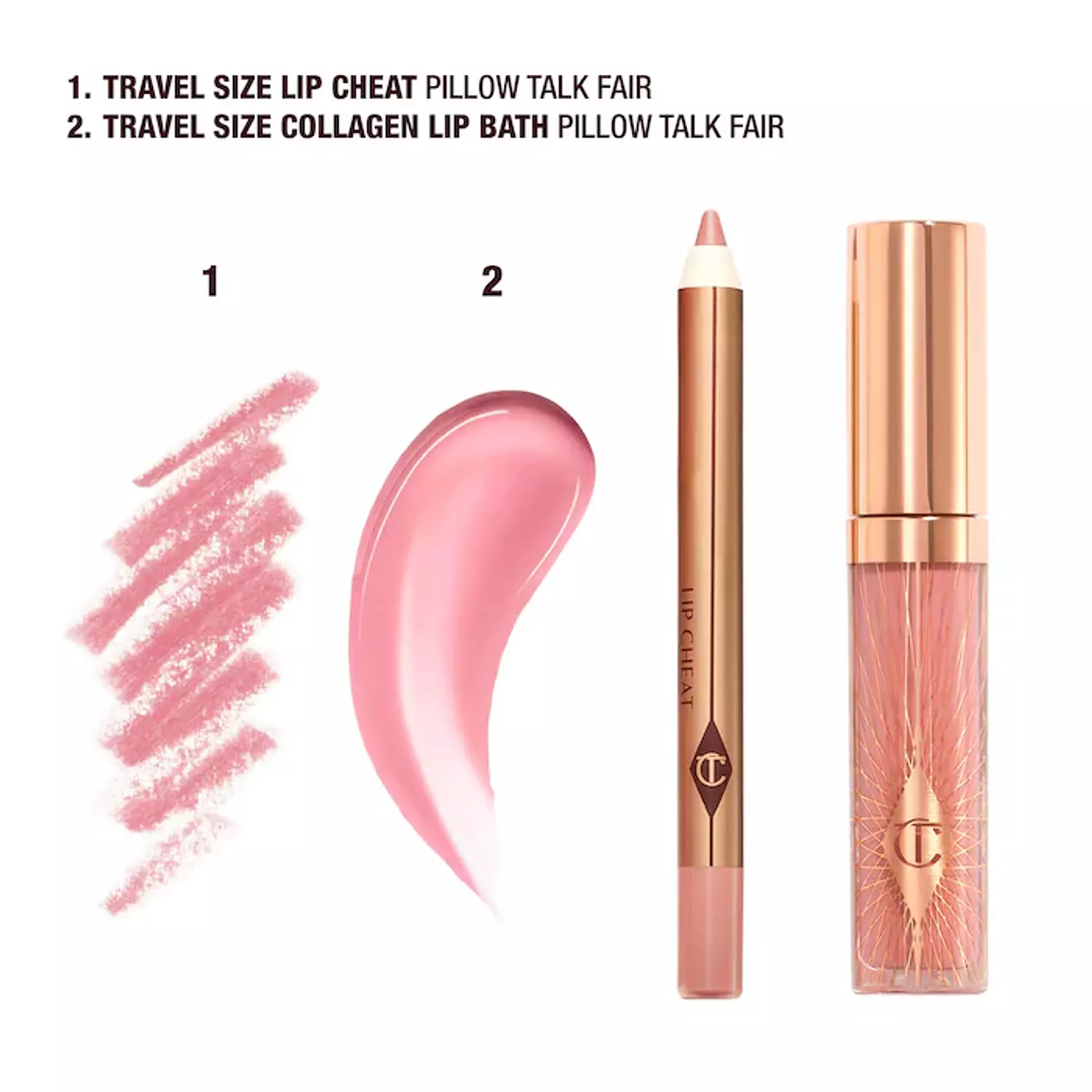 Charlotte Tilbury  Mini Pillow Talk Glossy Lip Duos 7