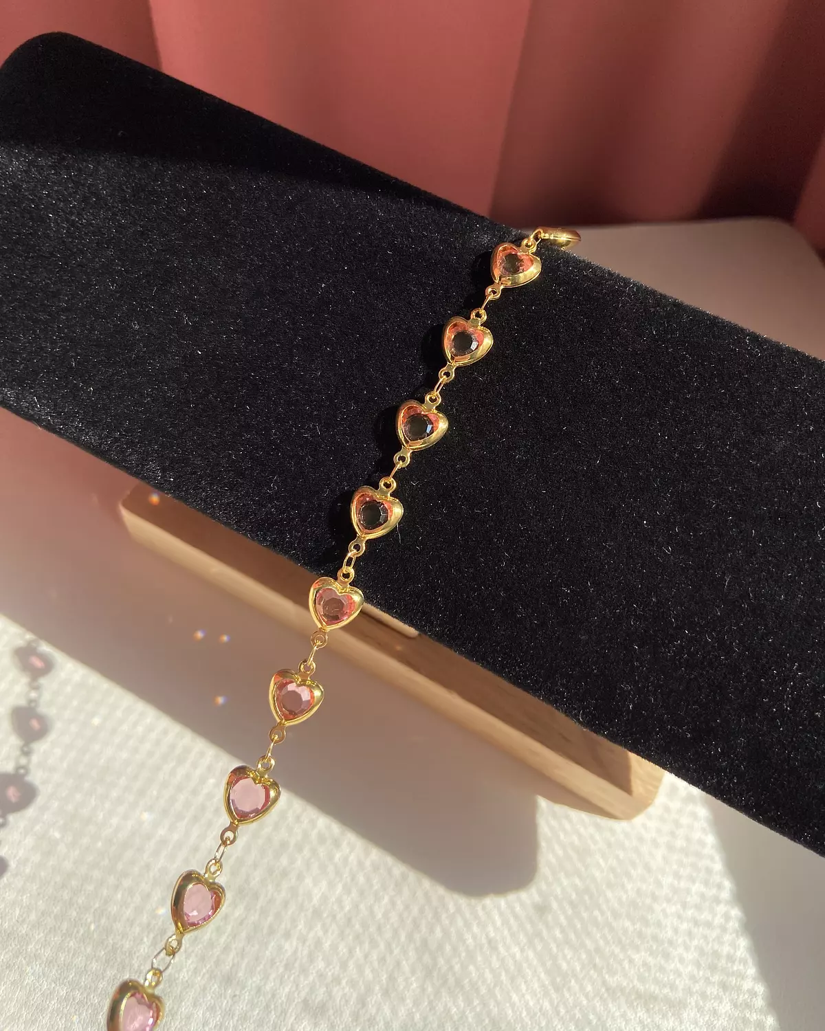 Heart shaped stainless steel bracelet 🩷 image