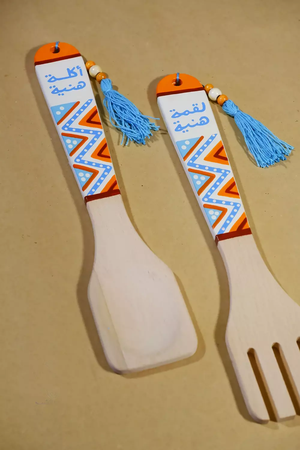 Orange Fork & spoon 002 image