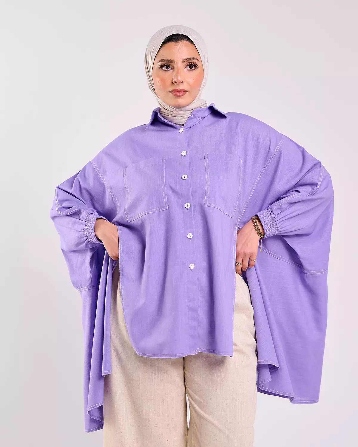 Hayat Blouse in Purple image