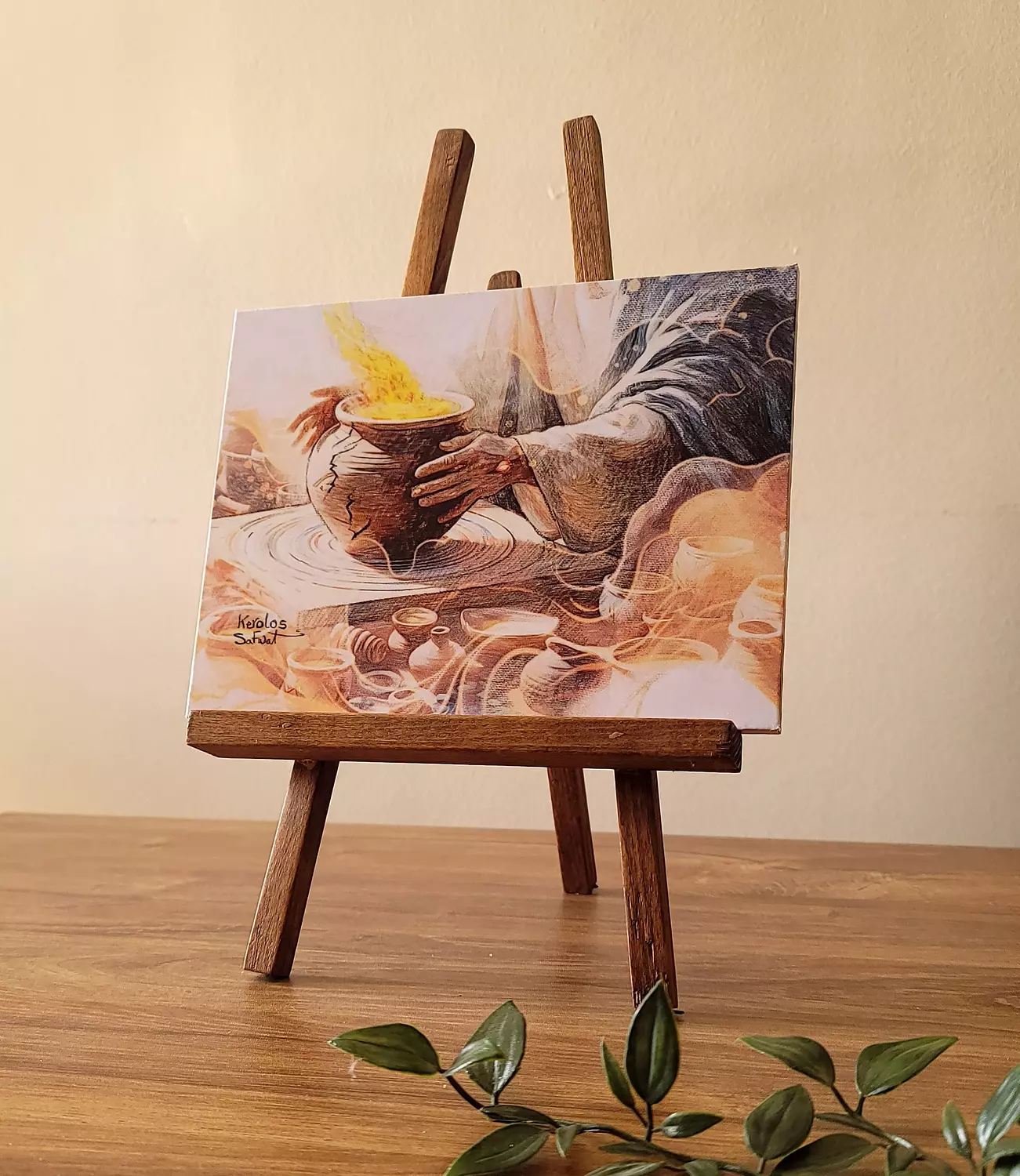 He made it again into another vessel (Jeremiah 18) - (wall-art)  image