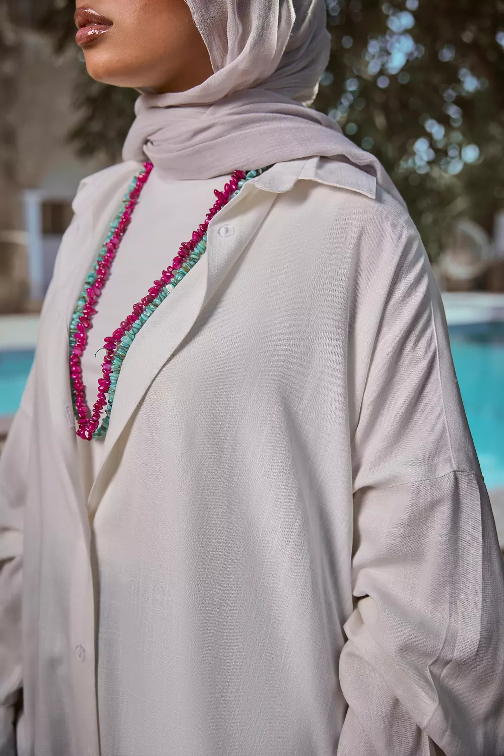 The Long Shirt Dress hover image