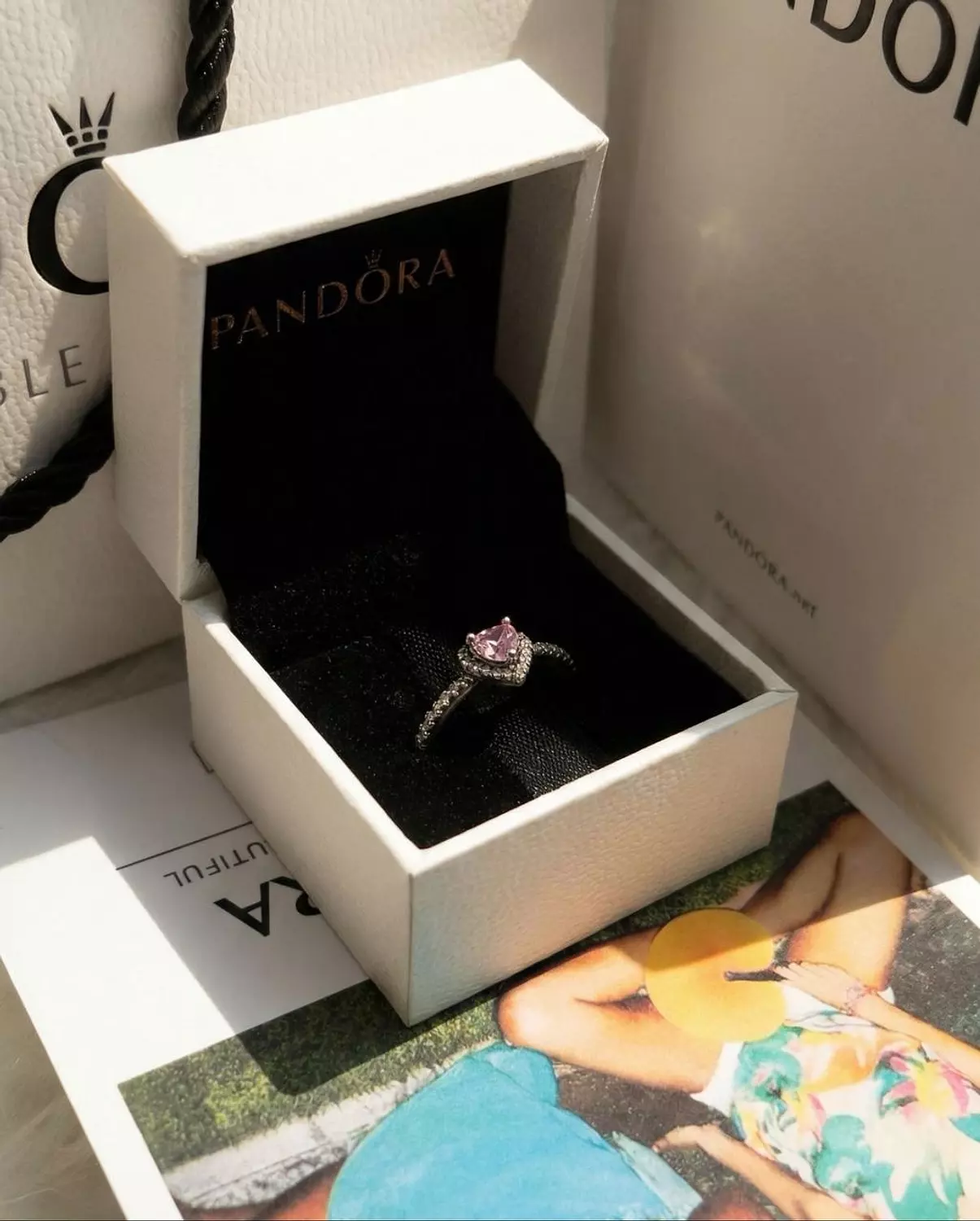 PANDORA SILVER RING hover image