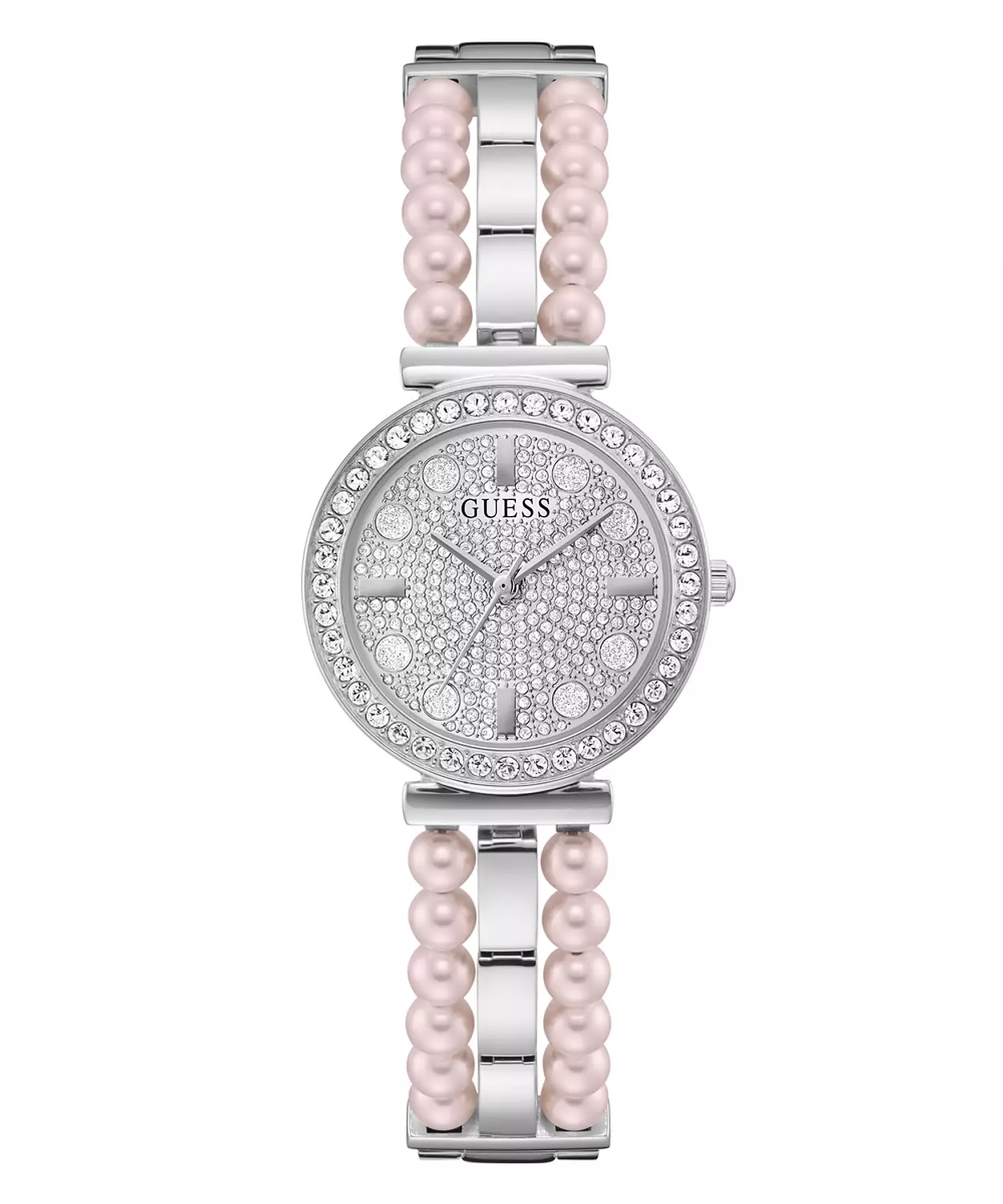 GUESS GW0531L1 ANALOG WATCH  For Women Silver Stainless Steel Polished Bracelet  image