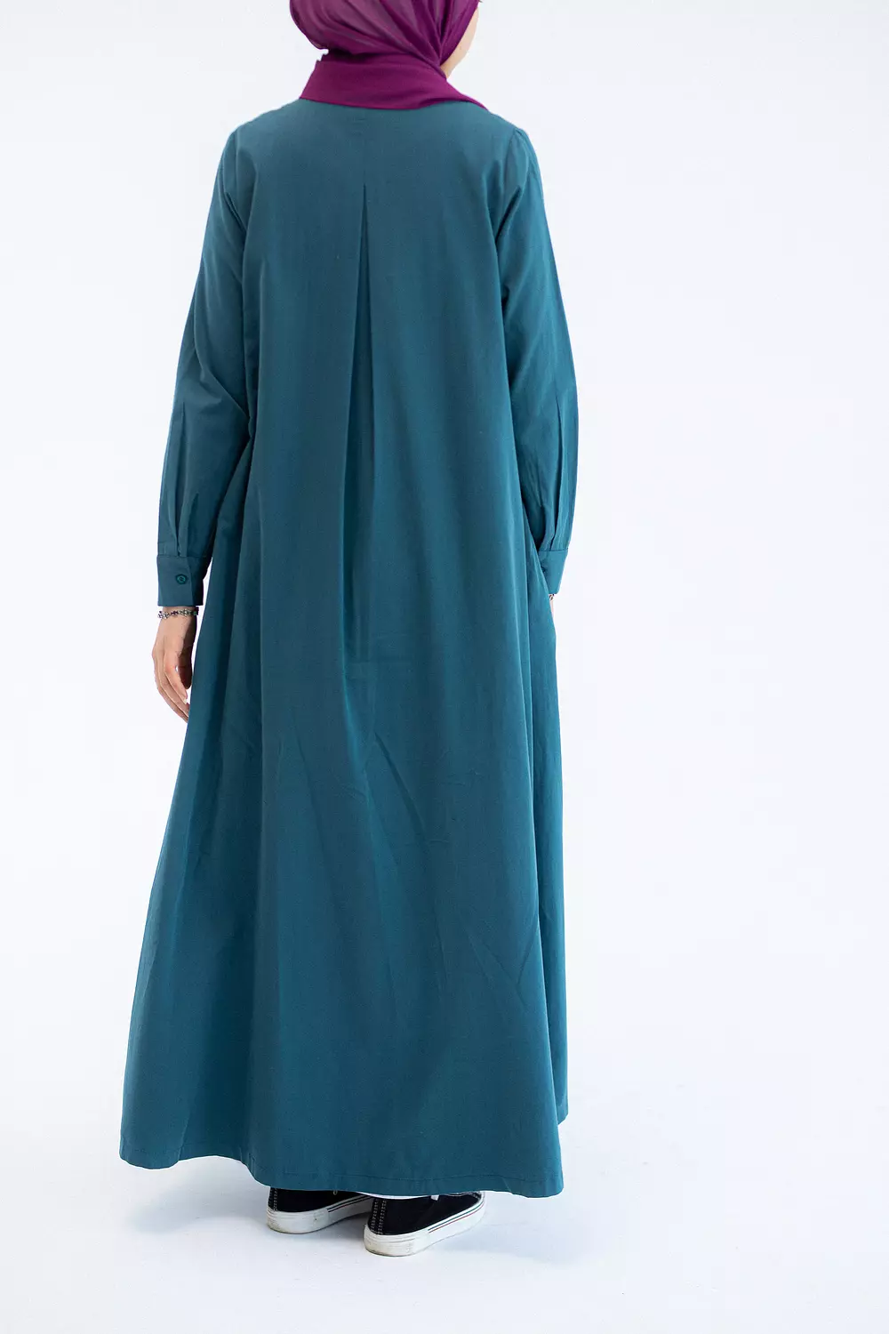 Teal Abaya Dress 3