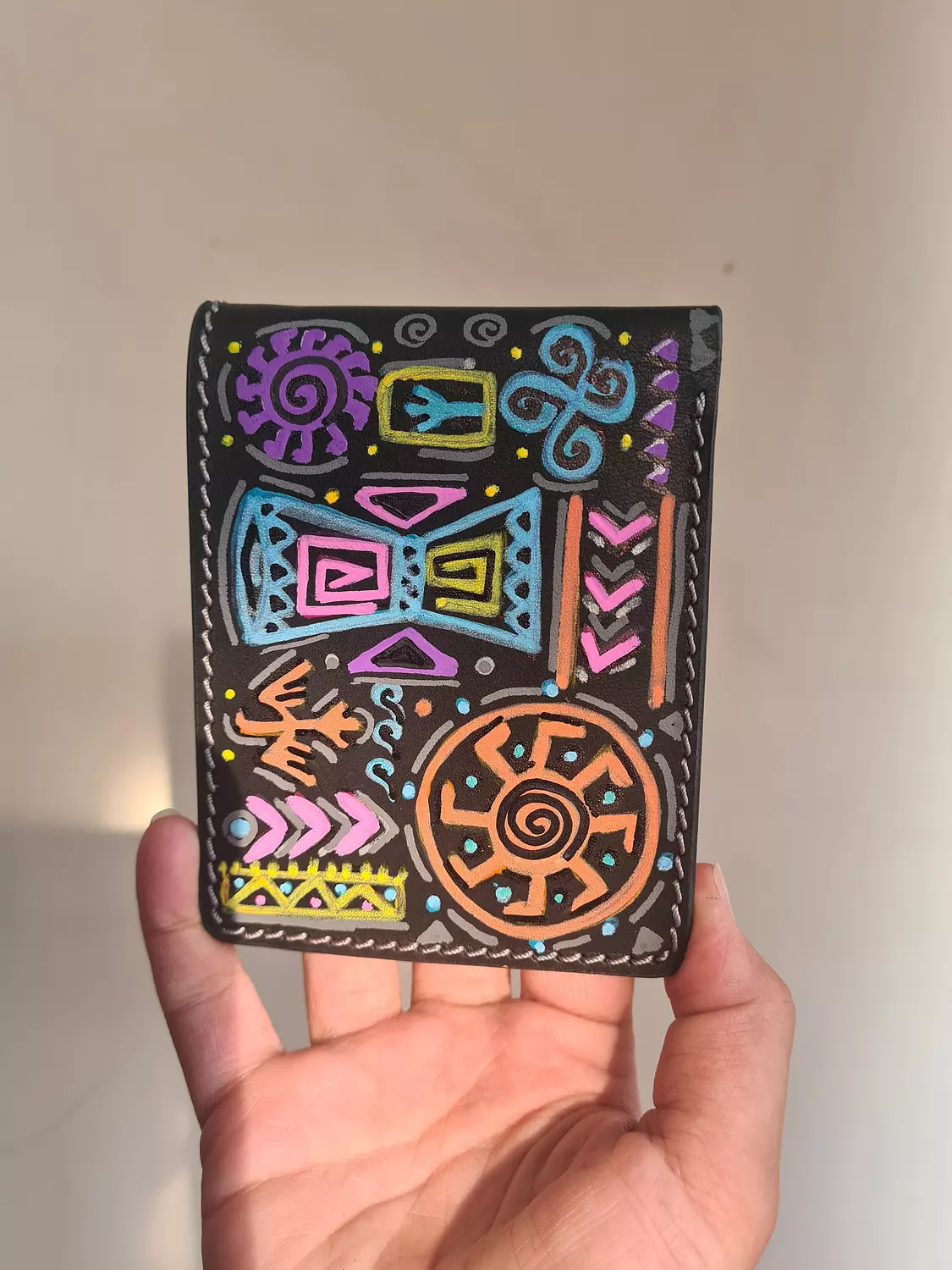 African face wallet  1