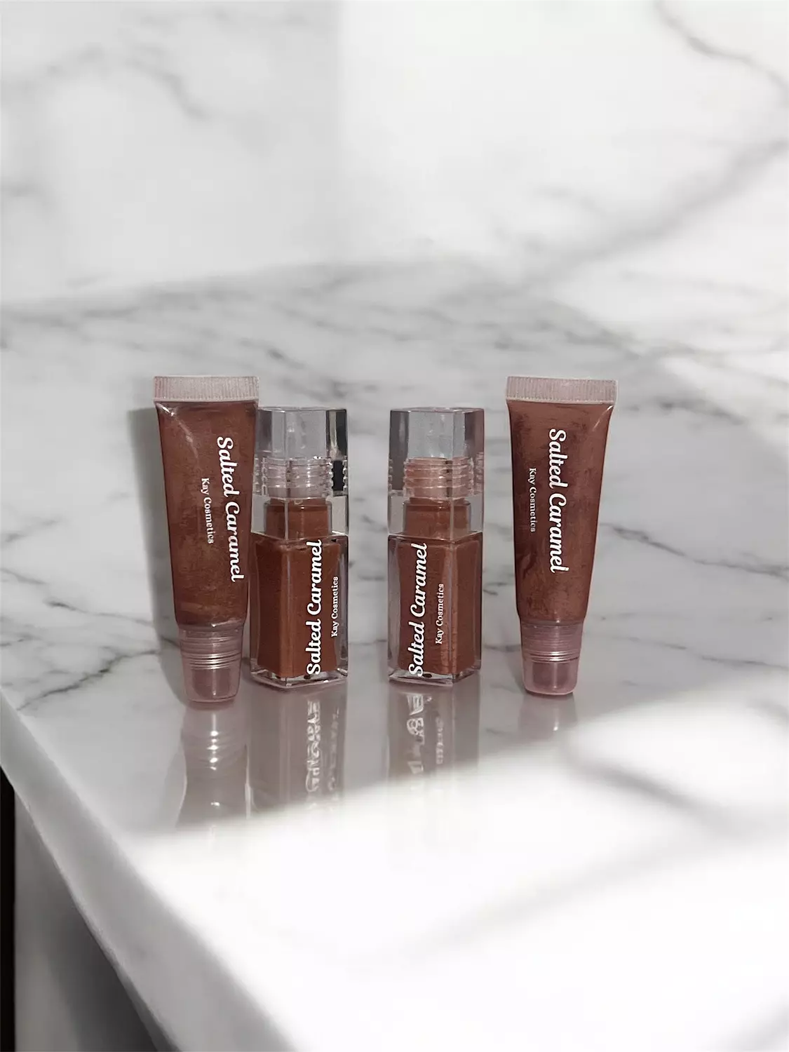 Salted Caramel Lip Gloss Squeeze Tube  image