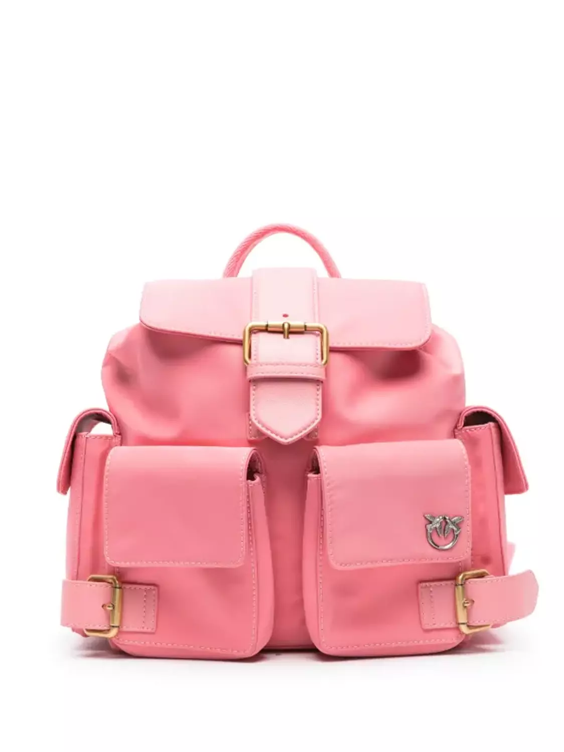  PINKO Pocket logo-plaque backpack 1