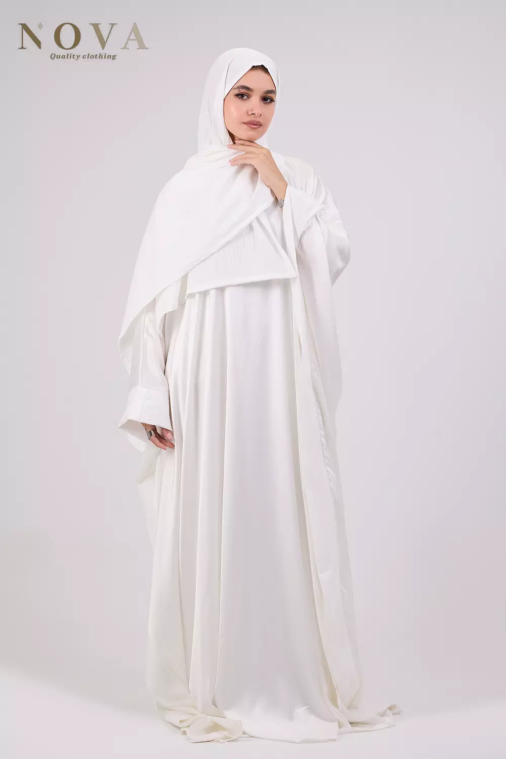 White crush satin  2