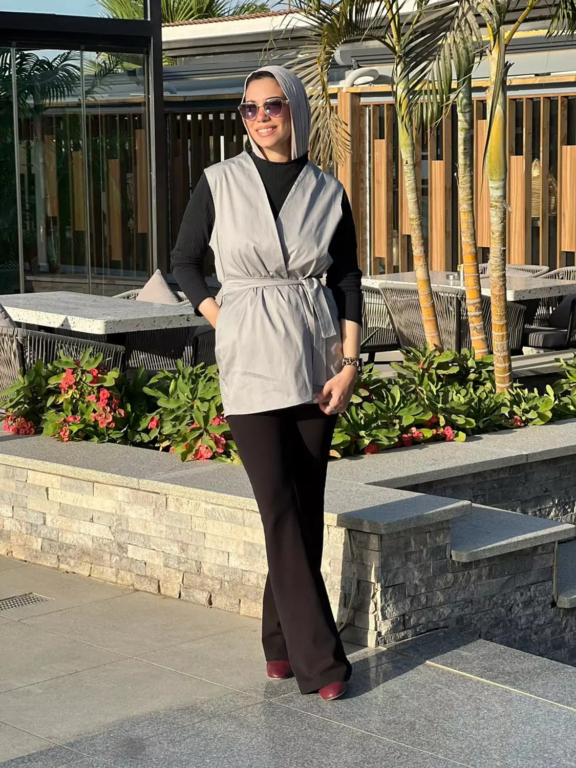 Dalida Trench Jacket Grey 2