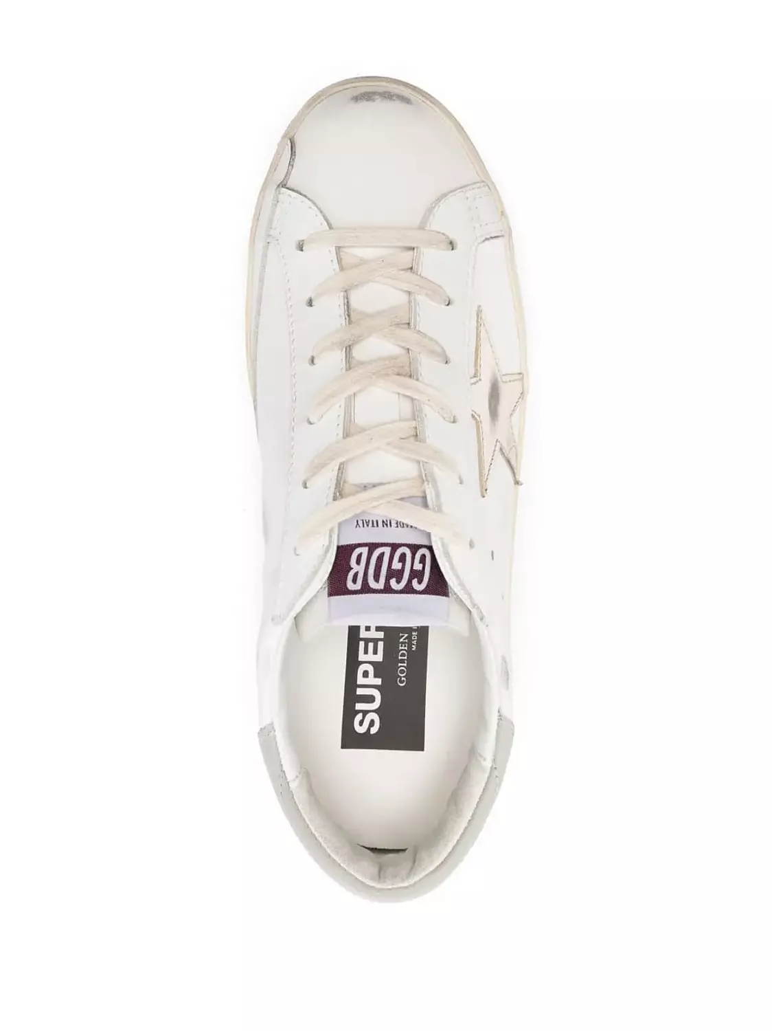 Golden Goose White Super-Star Classic Sneakers 3