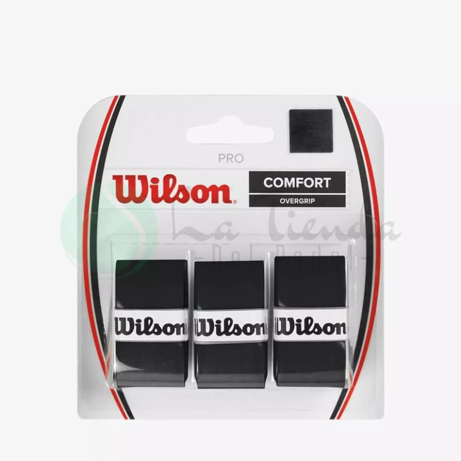 Wilson Pro Comfort Black Overgrip (Pack of 3) image