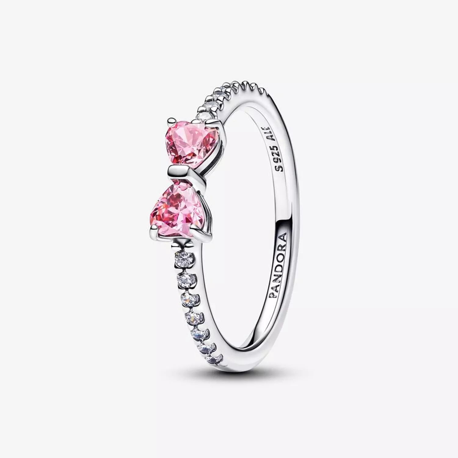 Sparkling Pink Bow Ring image