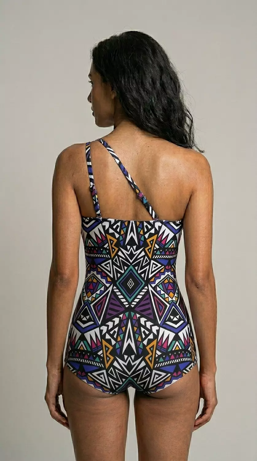 Tribal Keyhole One Shoulder hover image