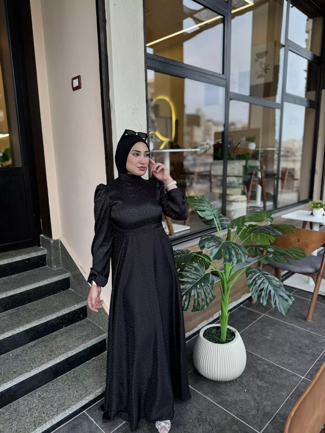 Black Bloom Dress 2