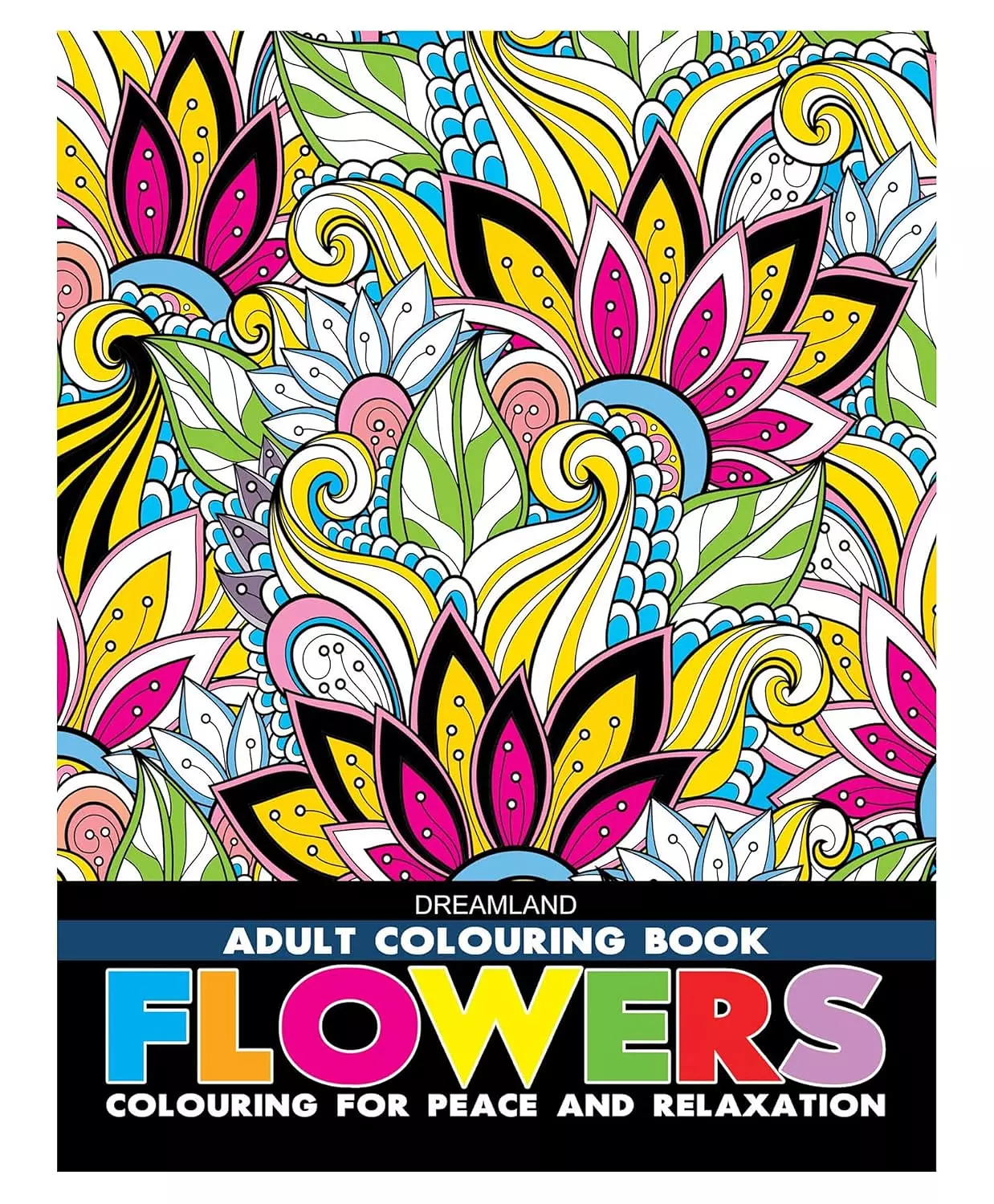Flowers- Colouring Book for Adults  image