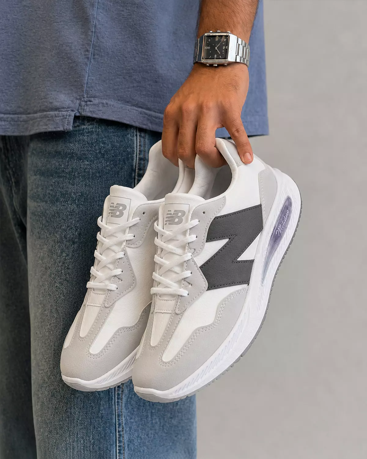 Men’s New Balance Shoes -Gray & White  6