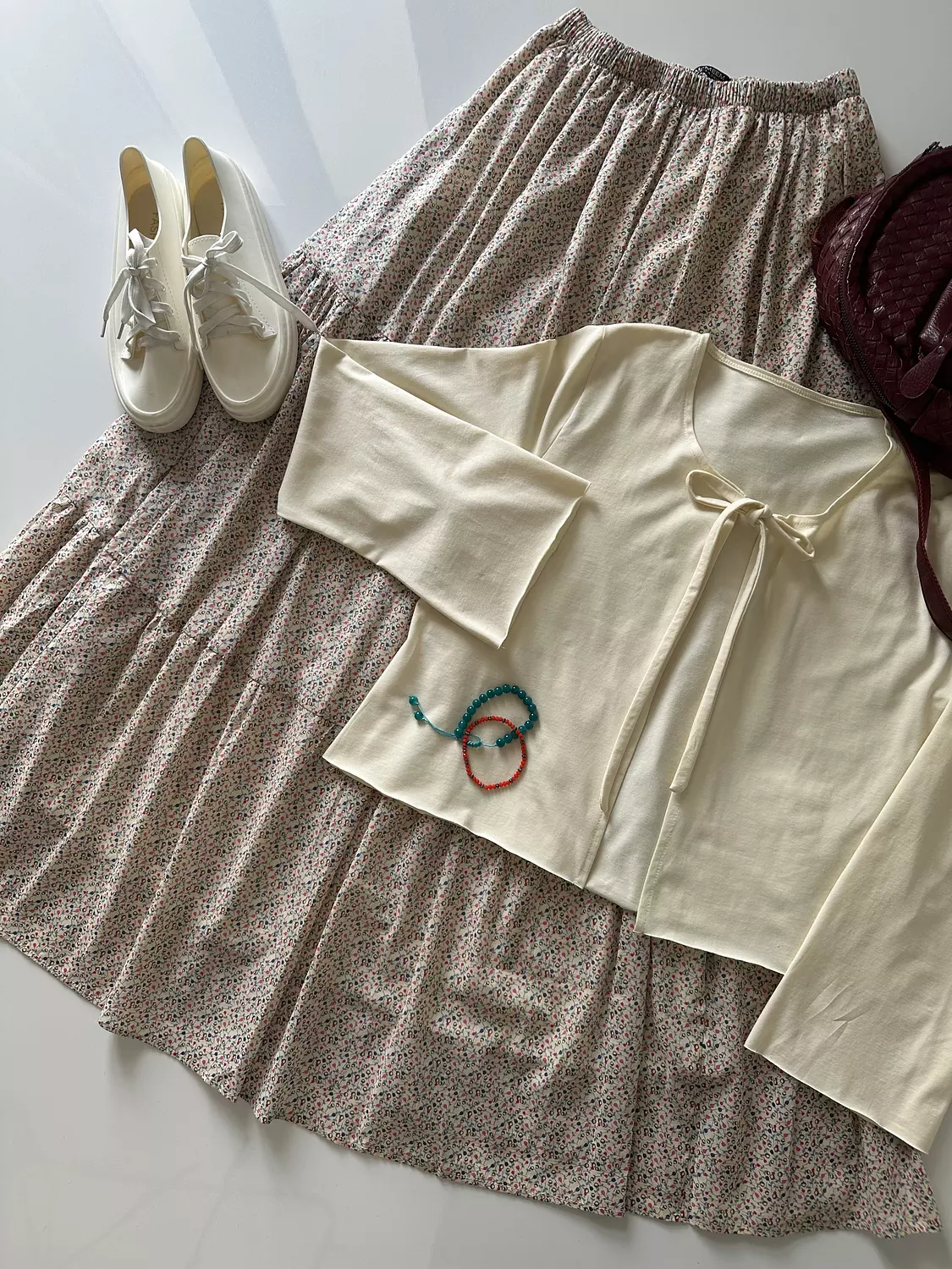 Cotton bolero with one tie strap (T)  image
