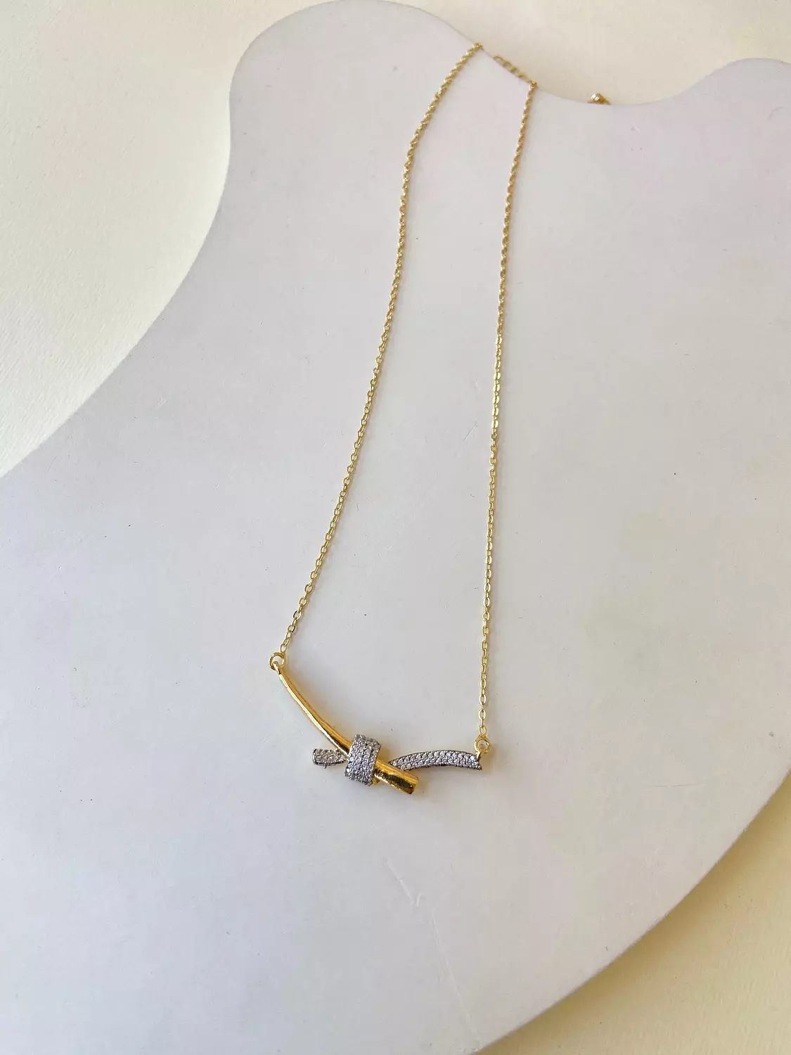 Golden loom necklace  image