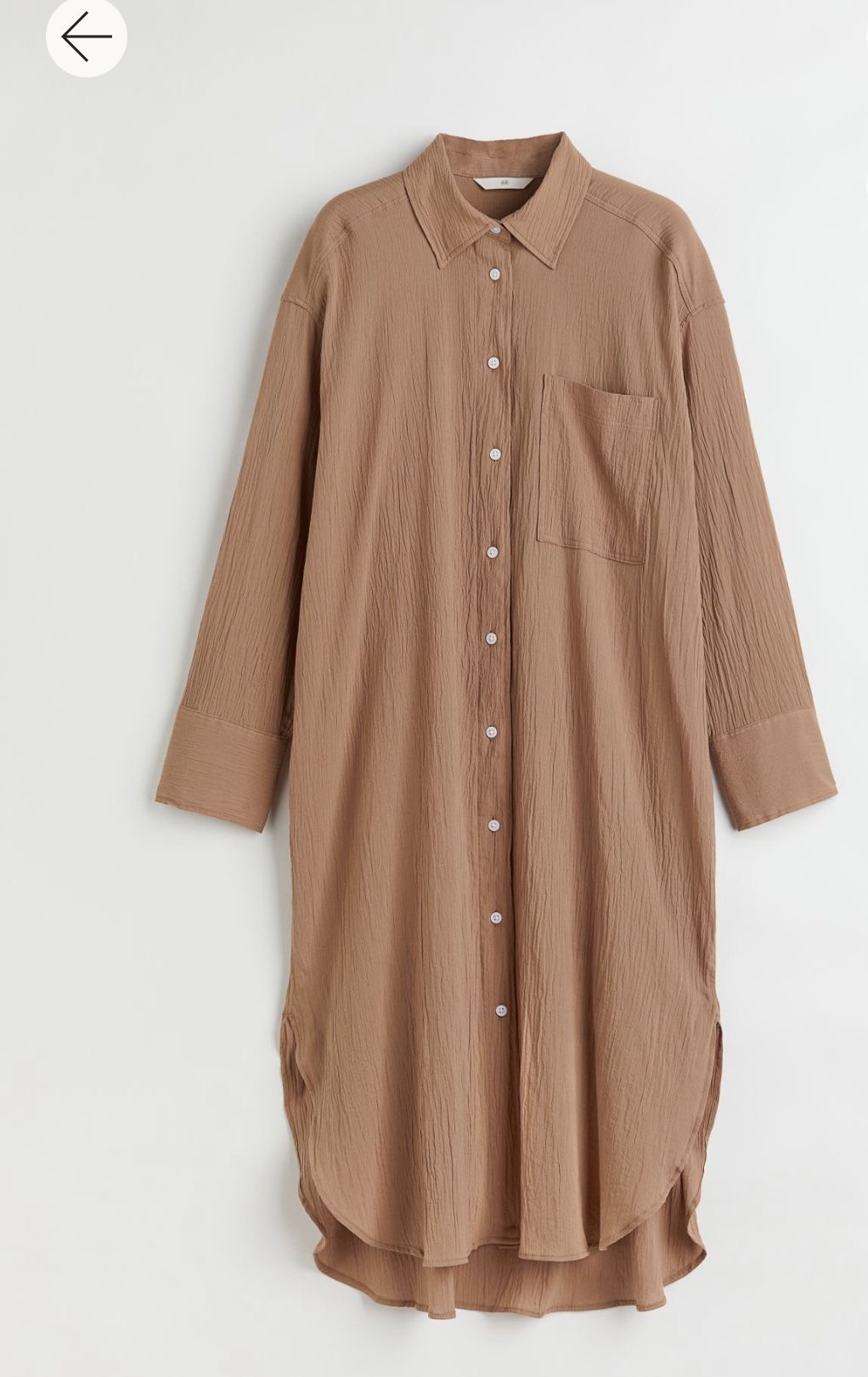Casual long linen shirt 6