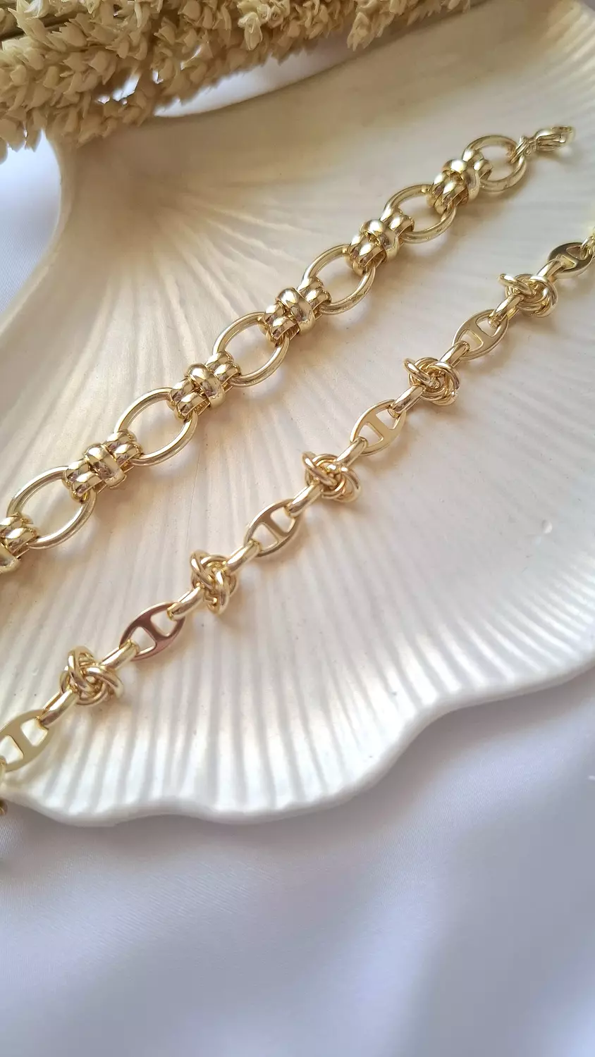 Bold Chinese Gold bracelet hover image