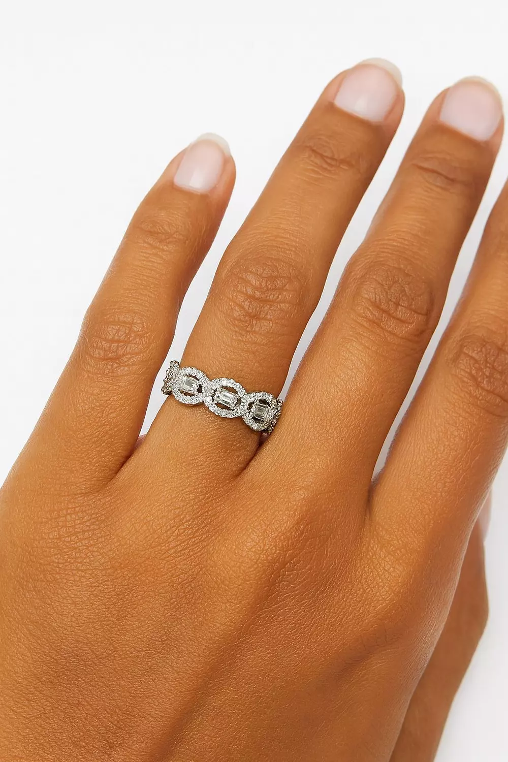 Silver Ring Daimond 1