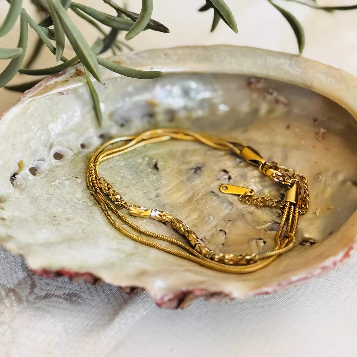 Gold Plated Stainless bracelets 3