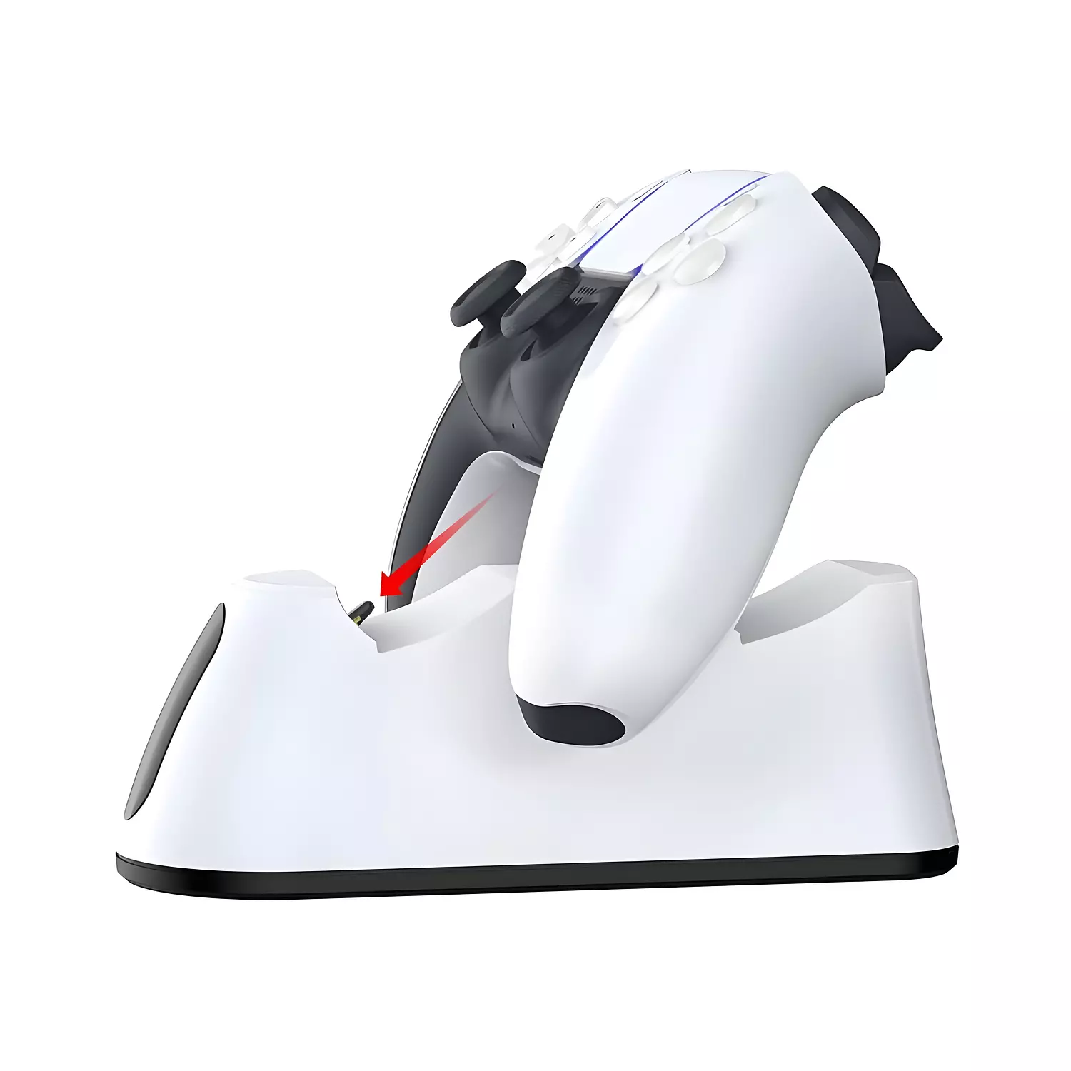 DOBE Digital Dual Charging Dock for PS5 Controllers for Fast and Safe Charging hover image