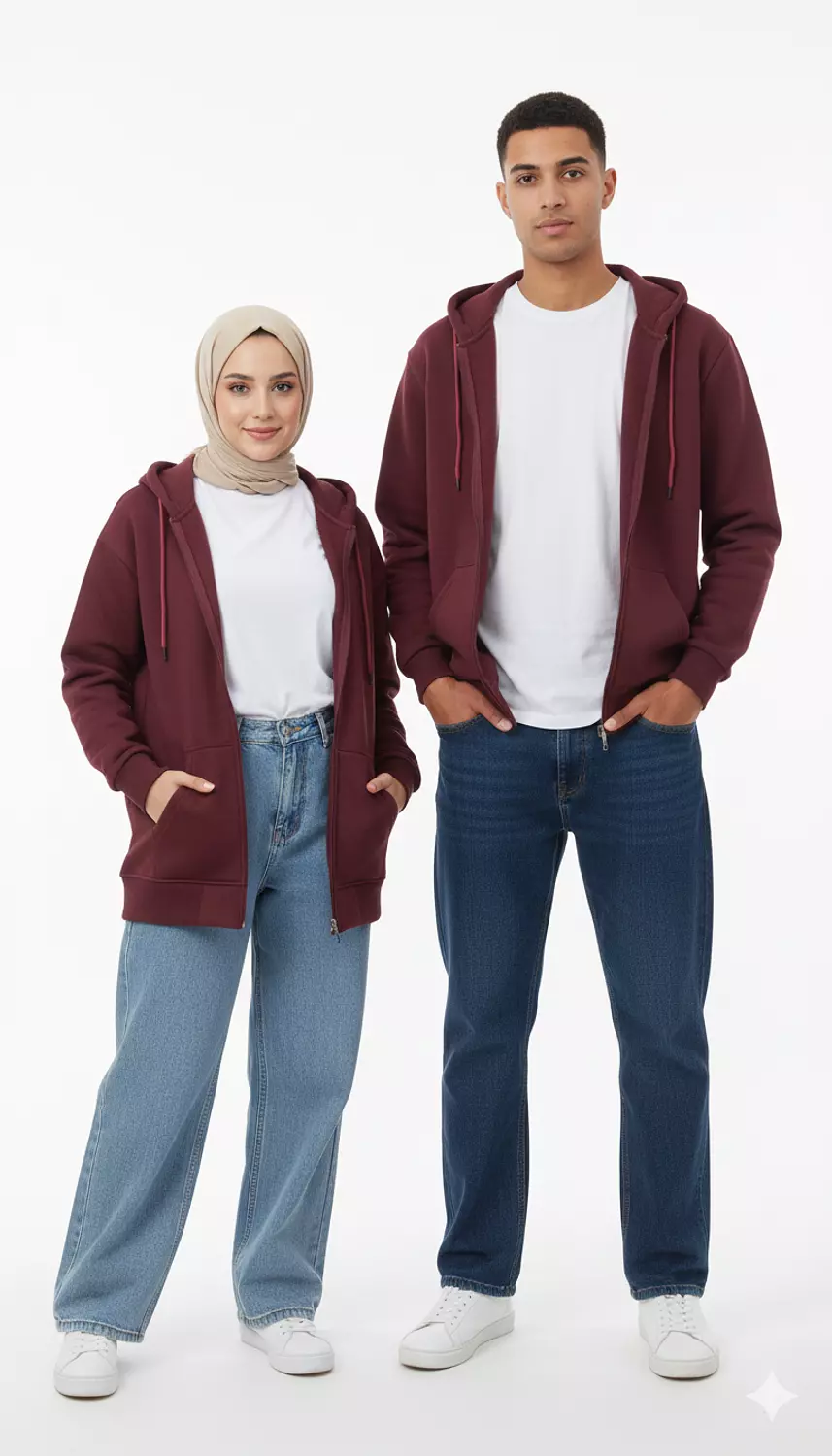 Daily Comfort Full-Zip Hoodie. 3