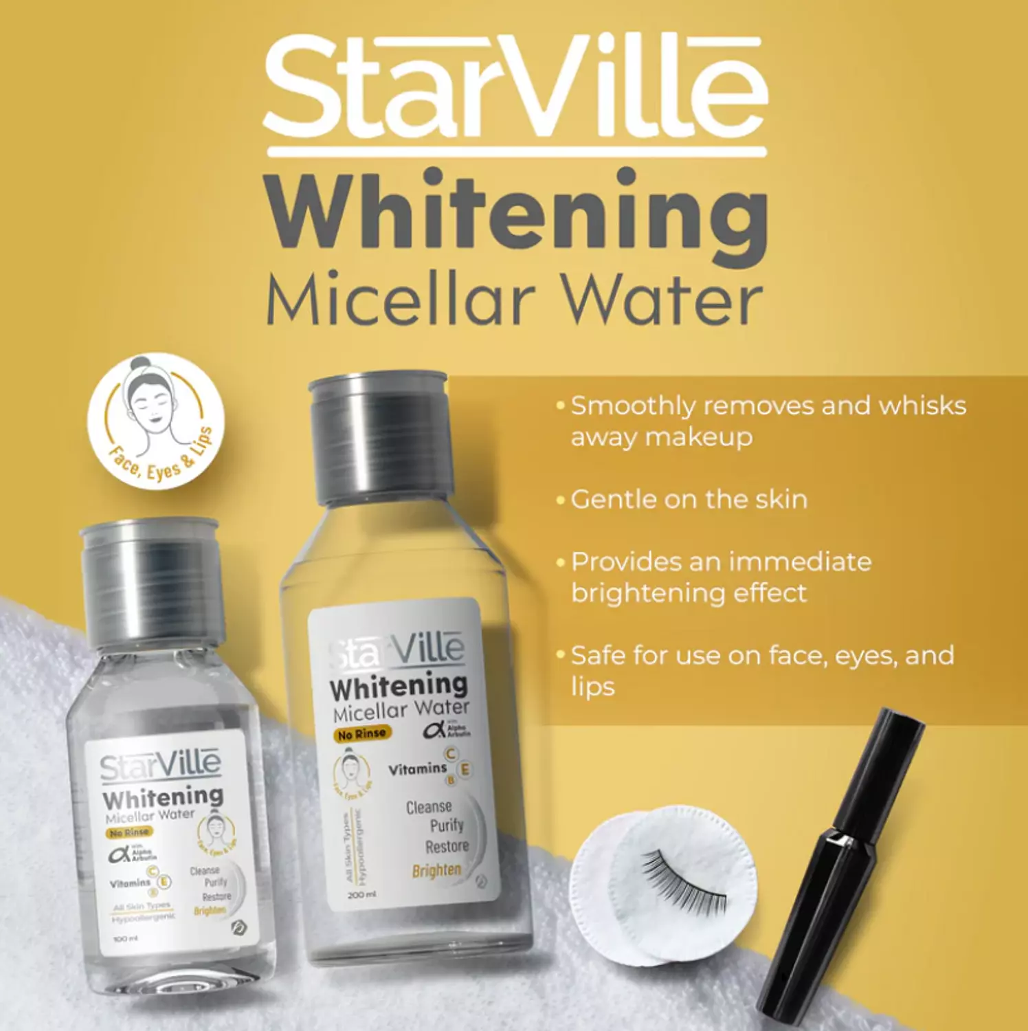 STARVILLE WHITENING MICELLAR WATER 100 ML  3