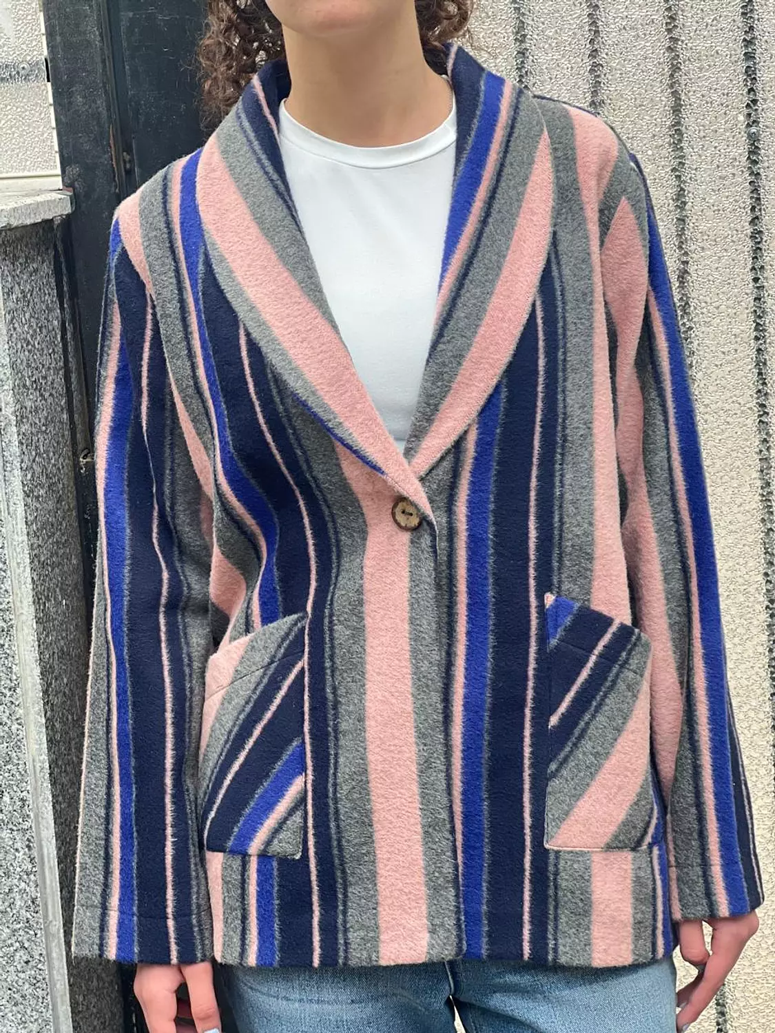 Wool strip jacket  7