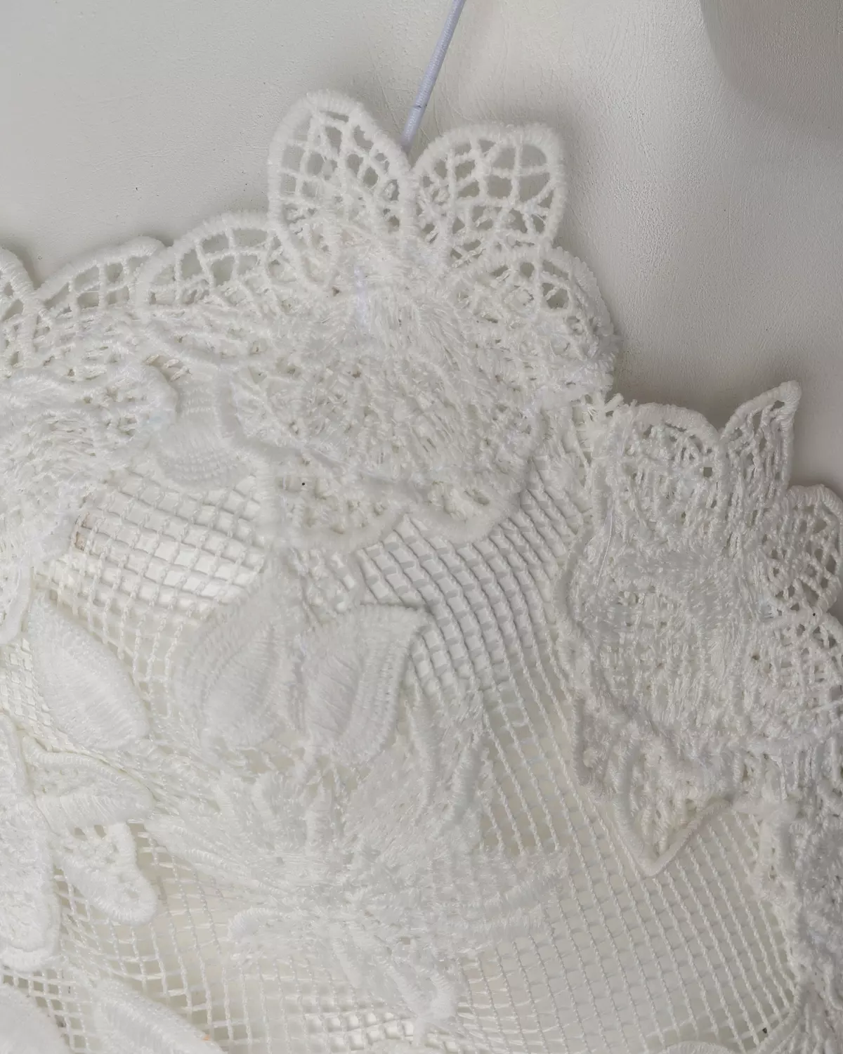 Dreamy Floral White Net Dress 3
