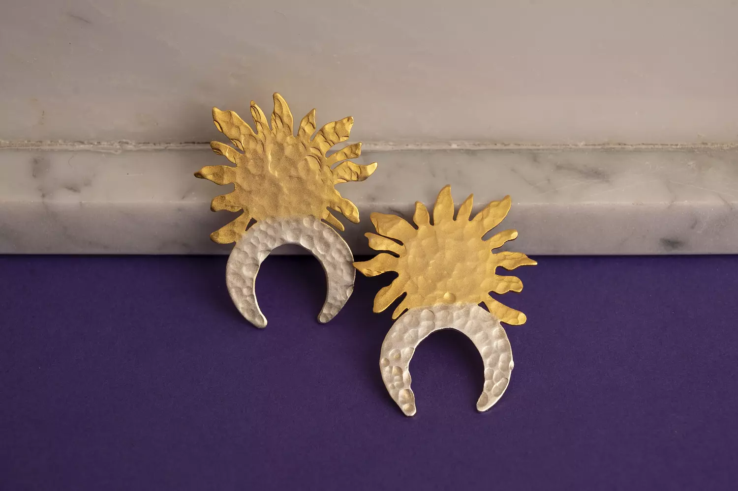 Moon and Sun Earrings 1