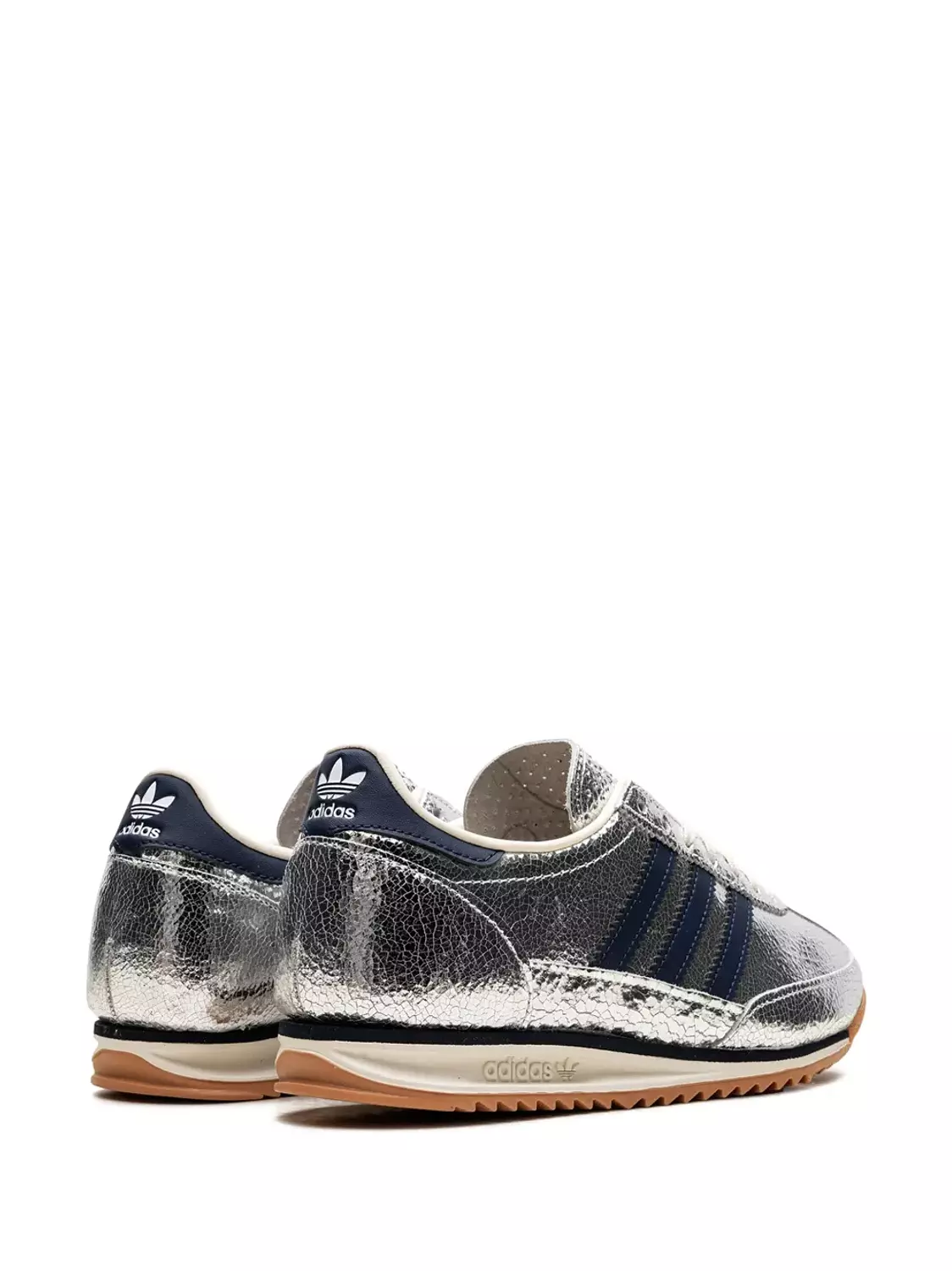SL 72 "Silver Metallic/Collegiate Navy" sneakers 2