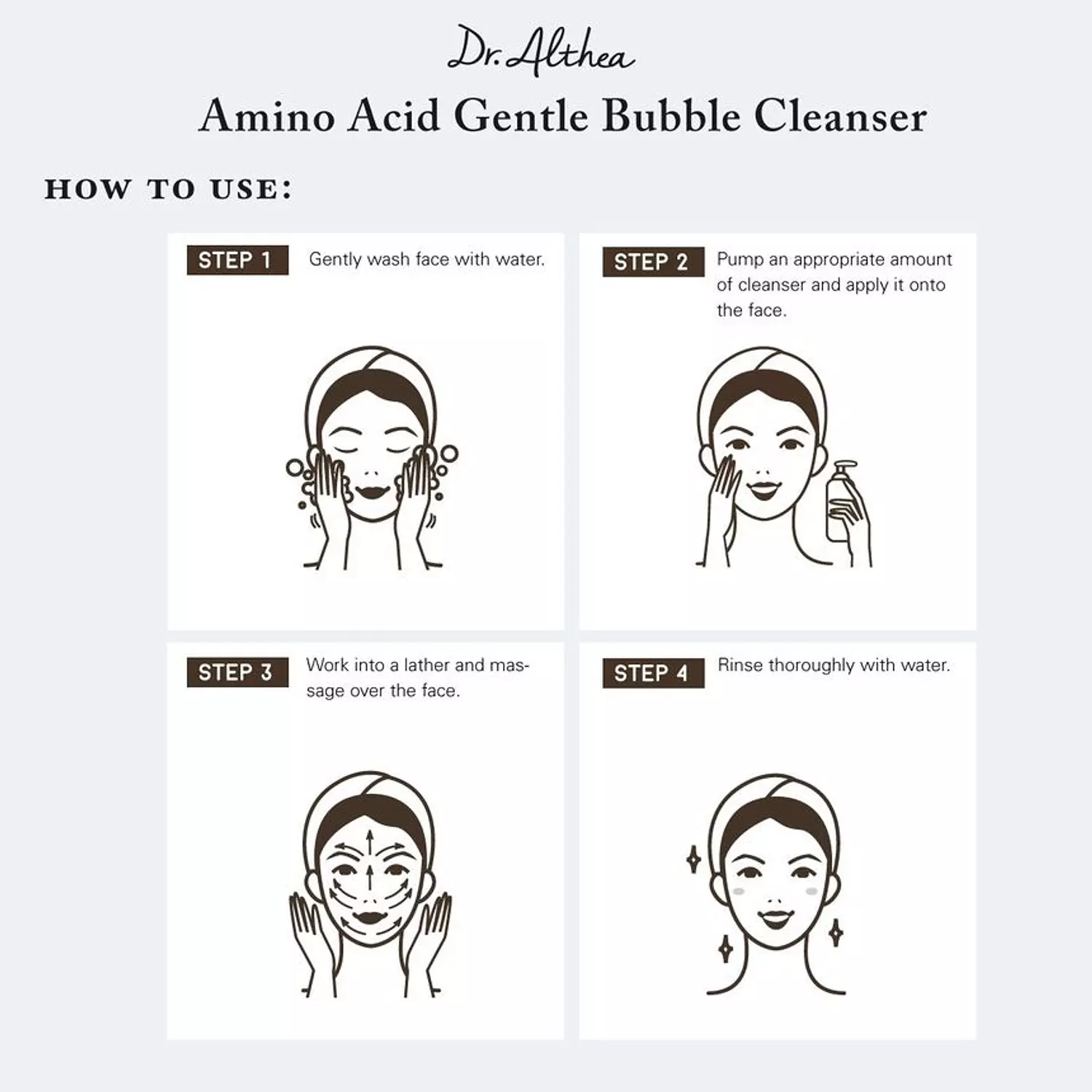 Dr. Althea - Amino Acid Gentle Bubble Cleanser 2