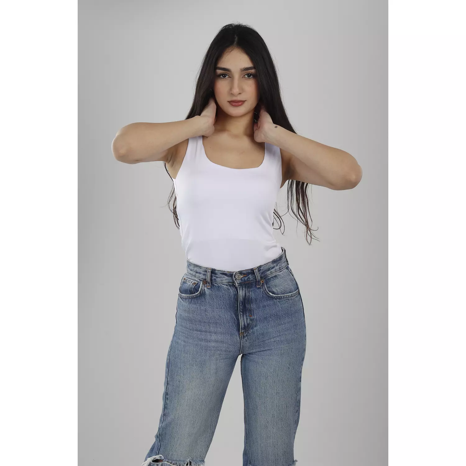 NEW-tank top double layered (70% cotton /30% polyester) 3
