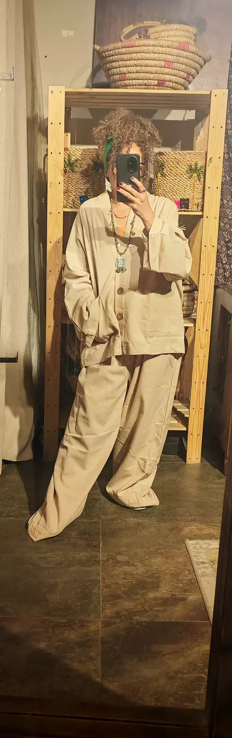boho linen suit 8