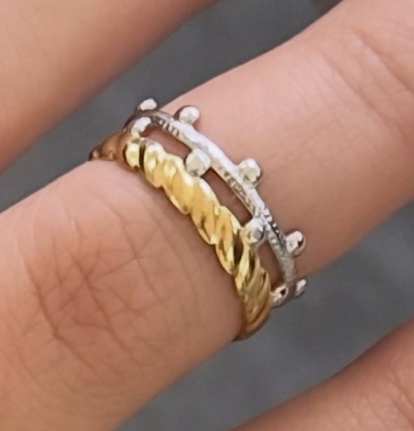 Silver x Gold Rings 5
