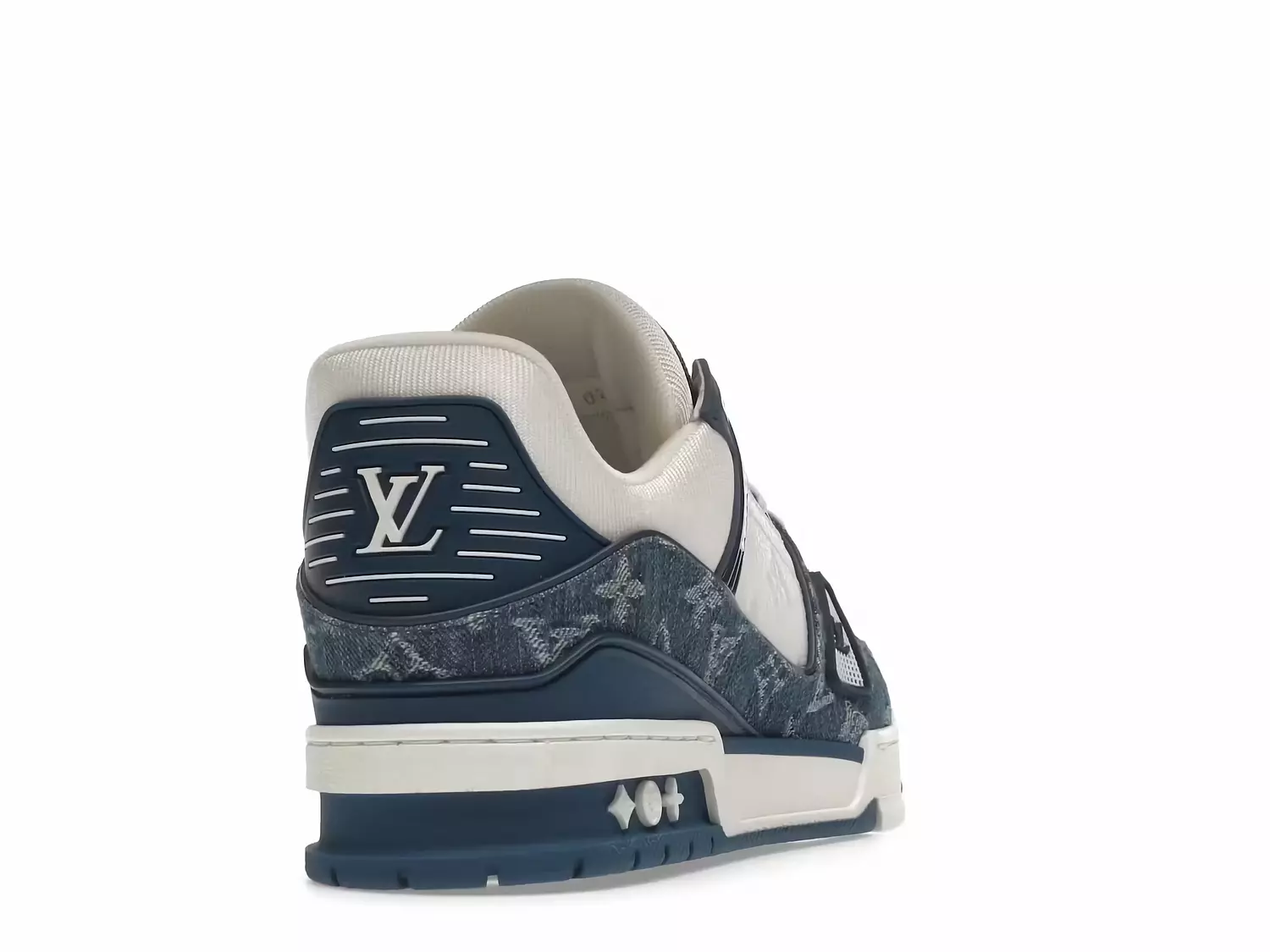 Louis Vuitton LV Trainer Monogram Denim White Blue 3
