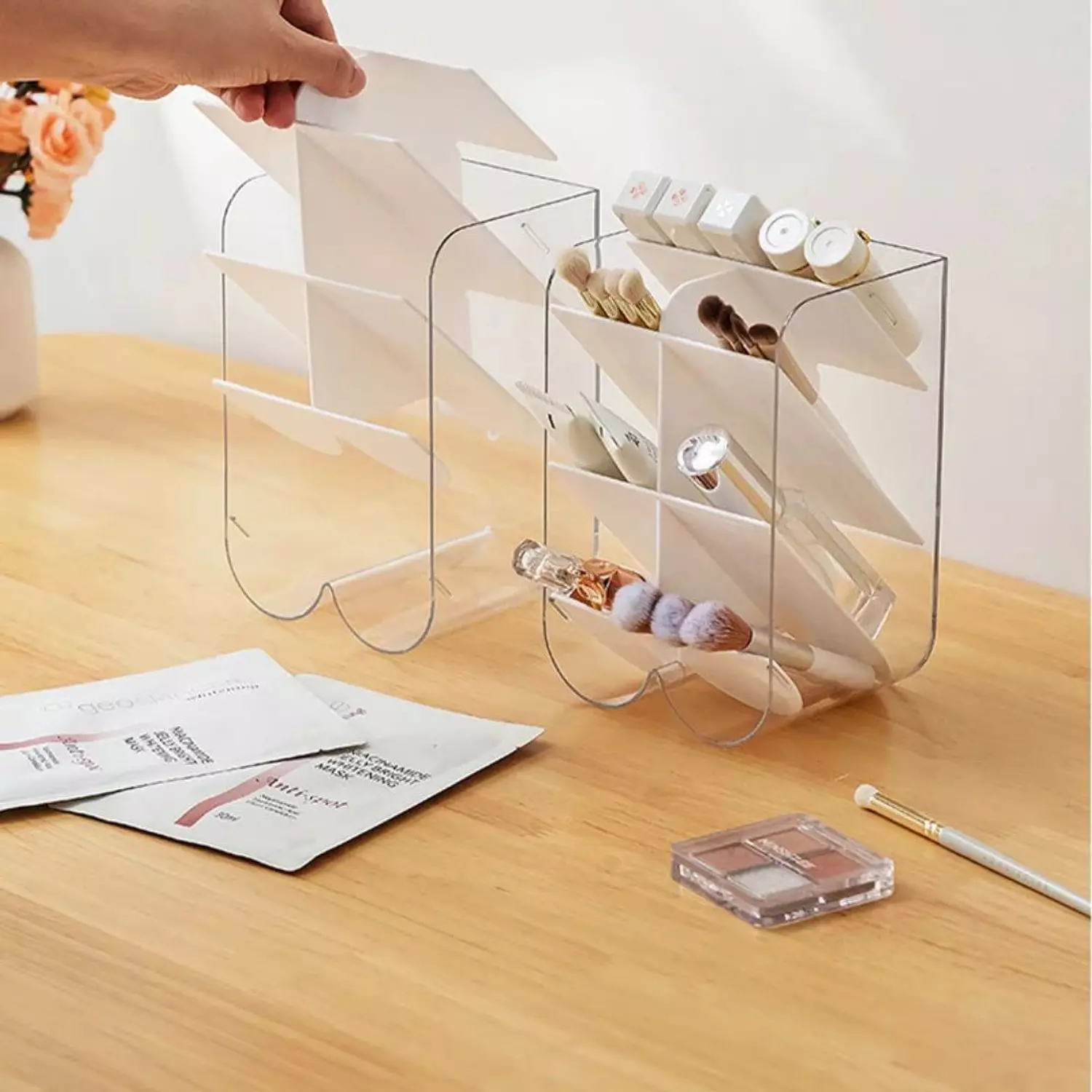 Clear Desk Organizer 1