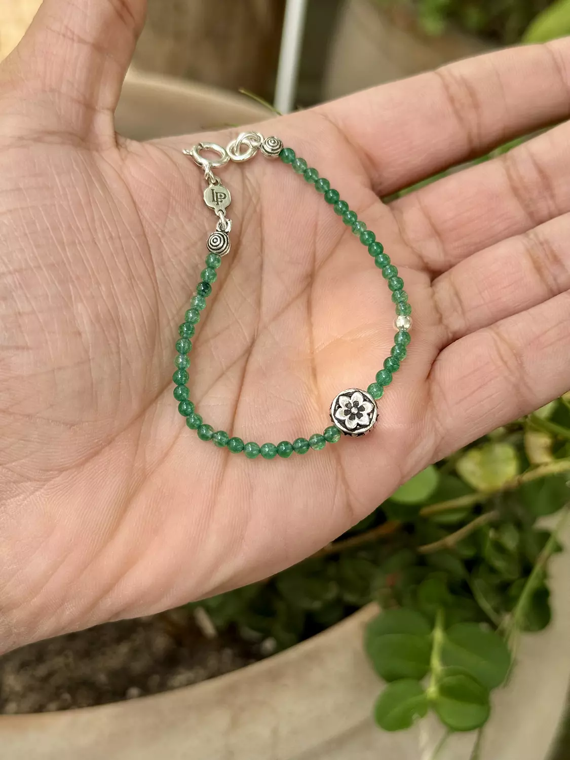 Flowering Green Bracelet hover image