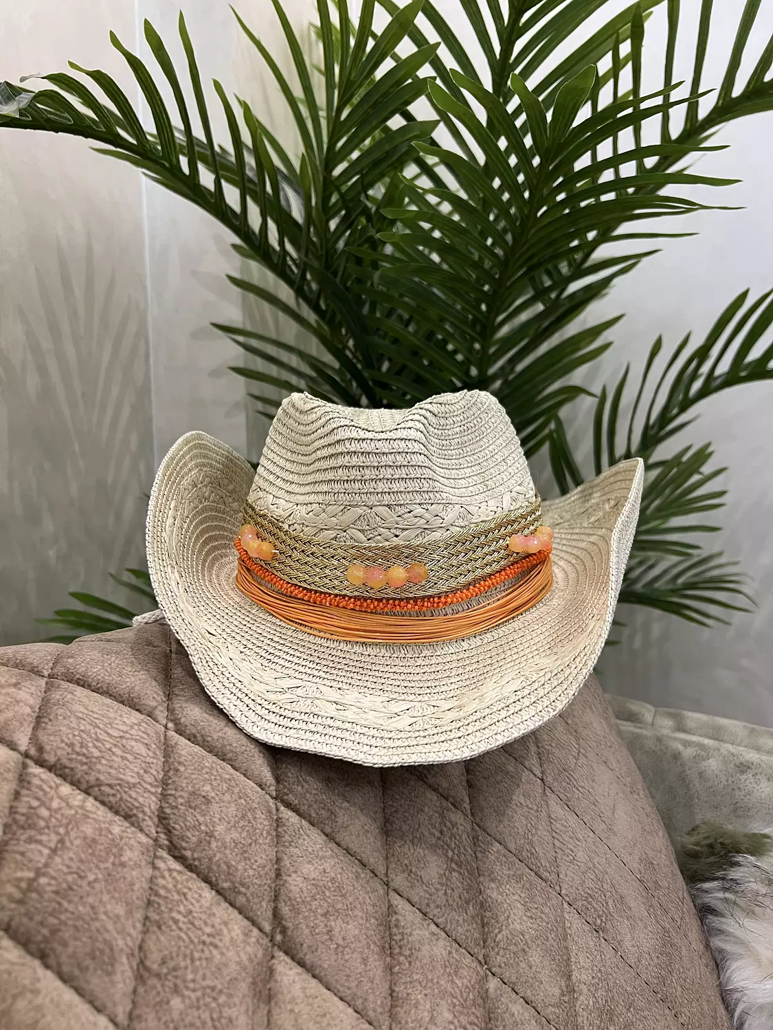 Orange blossom hat image