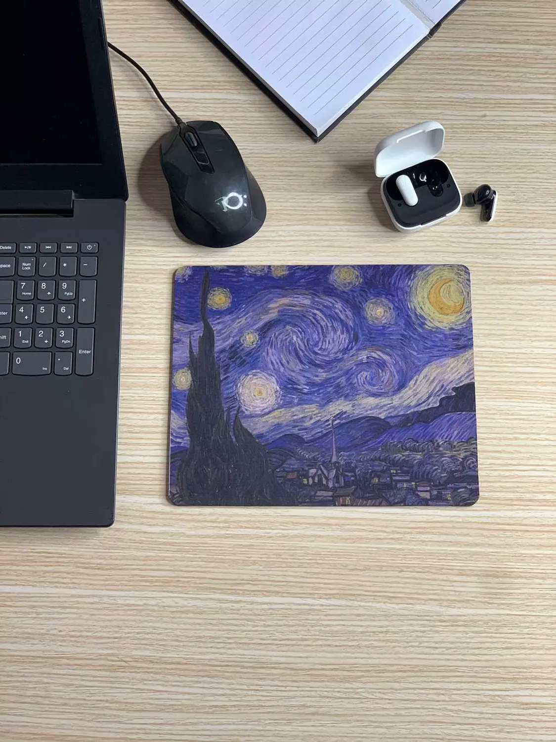 mouse pad stary night image