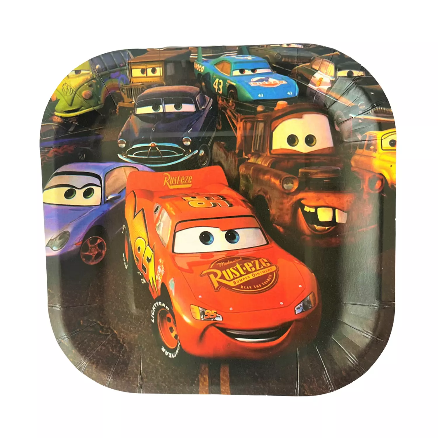 Cars Paper Plates