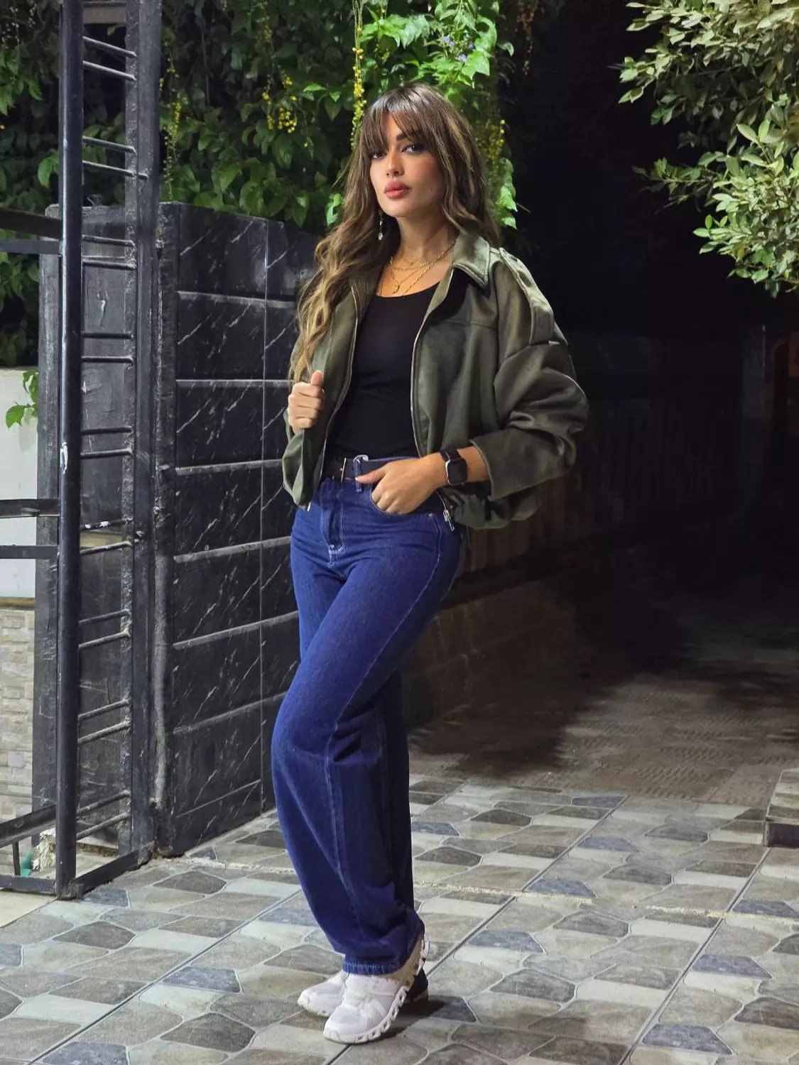 Blue Wide Leg Jeans  2