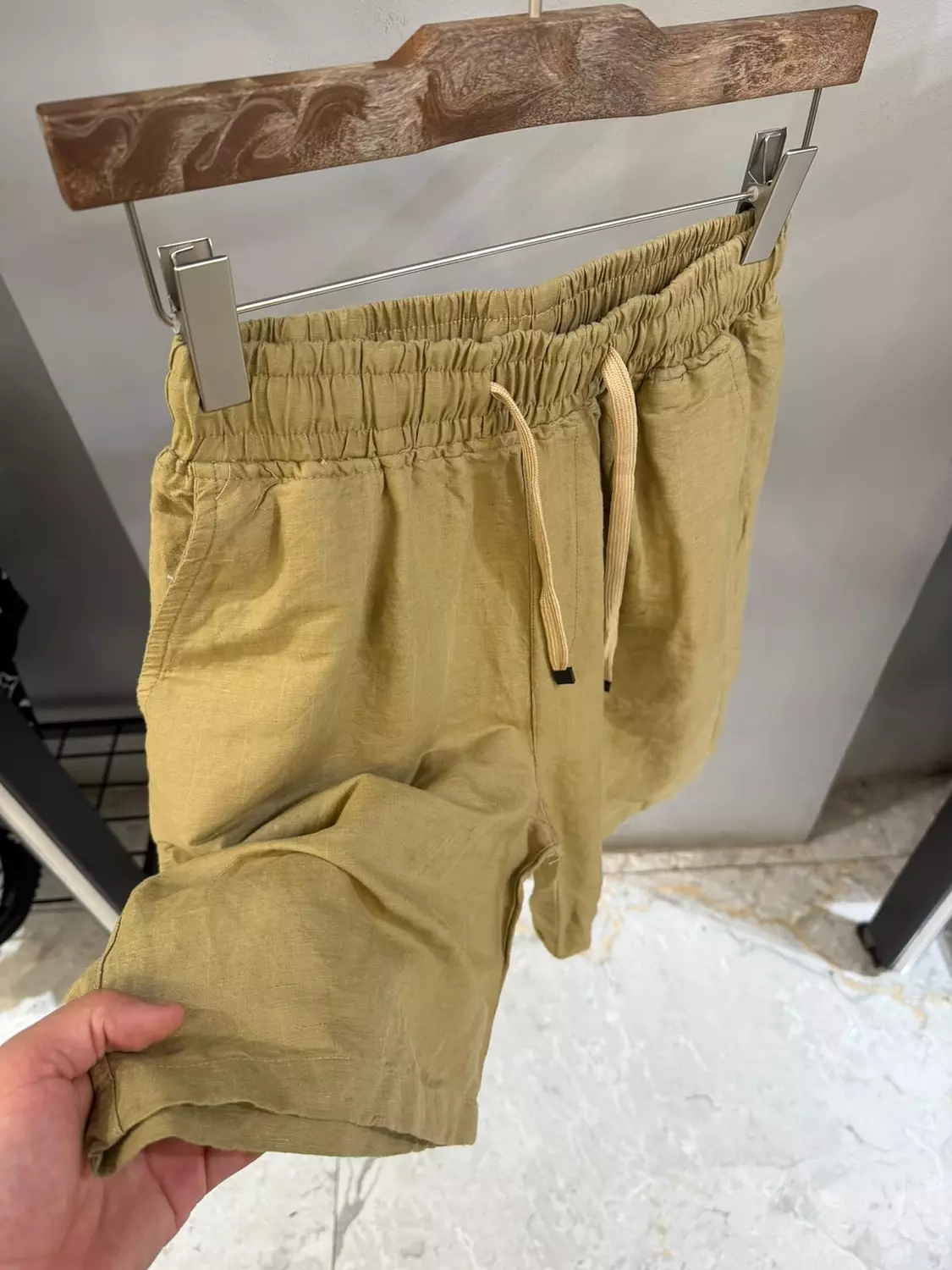 zara linen short \ 237900 hover image
