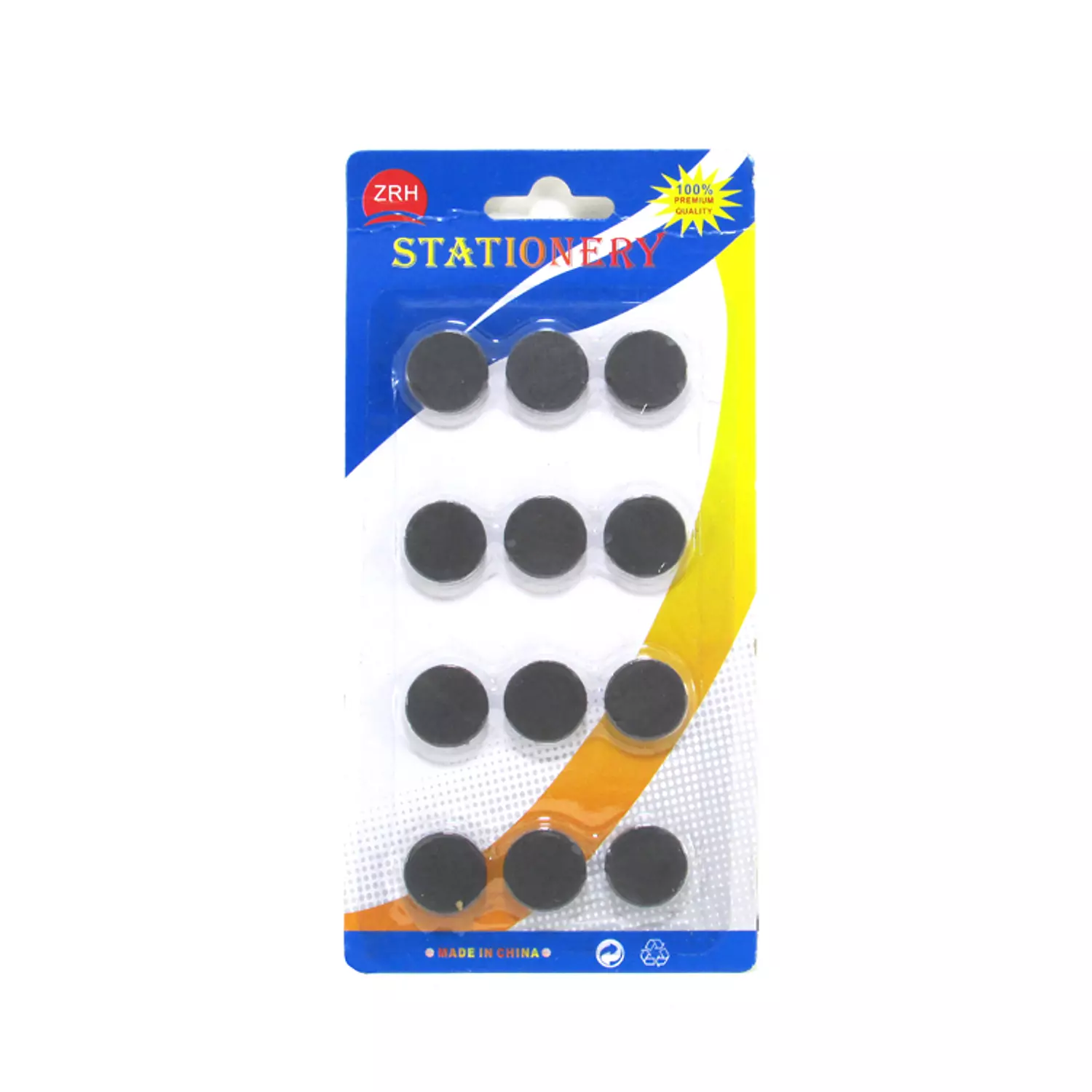 Pack of 12 round magnet pieces -20 mm image