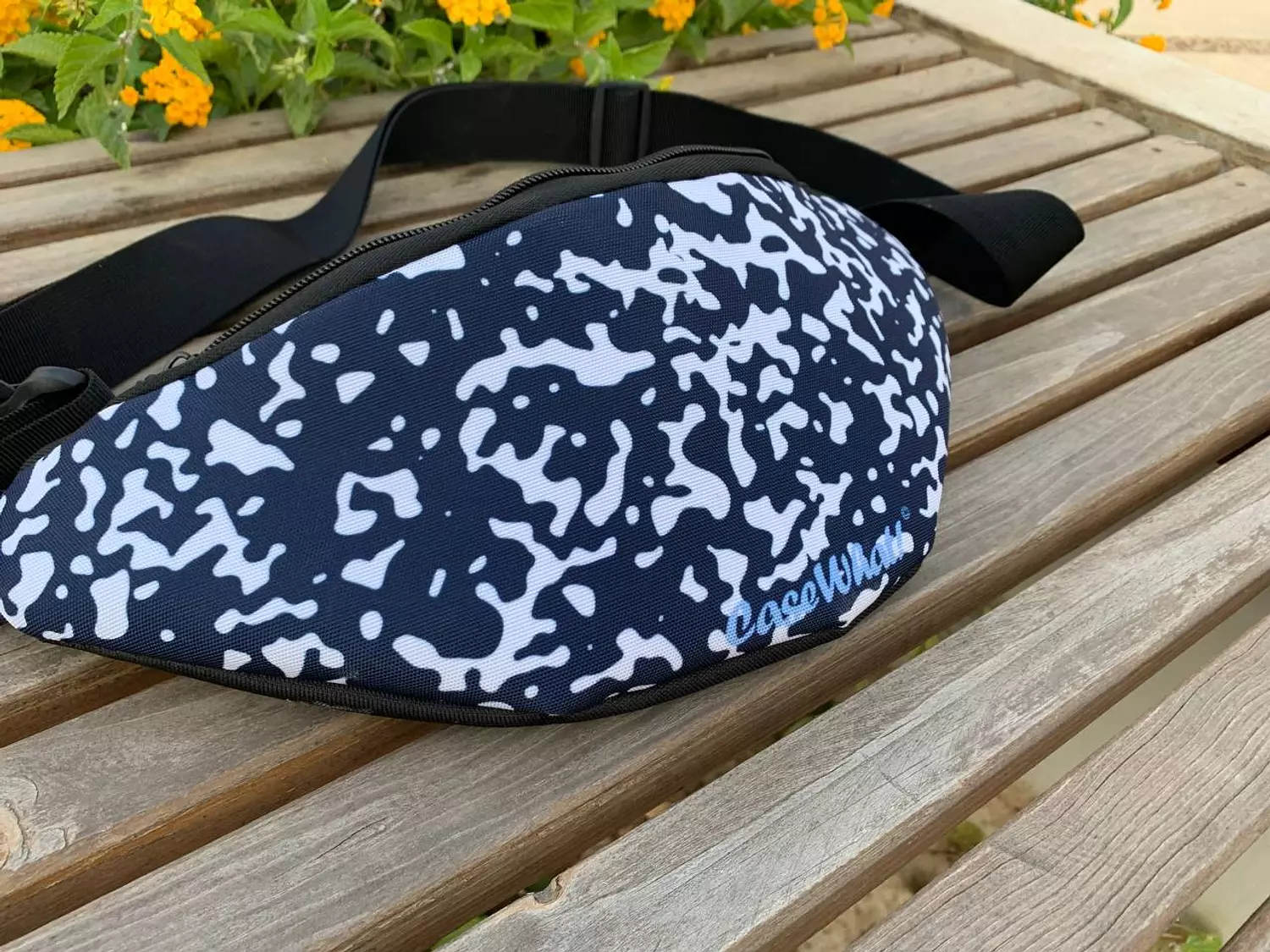 Navy Armed Fanny Pack  2